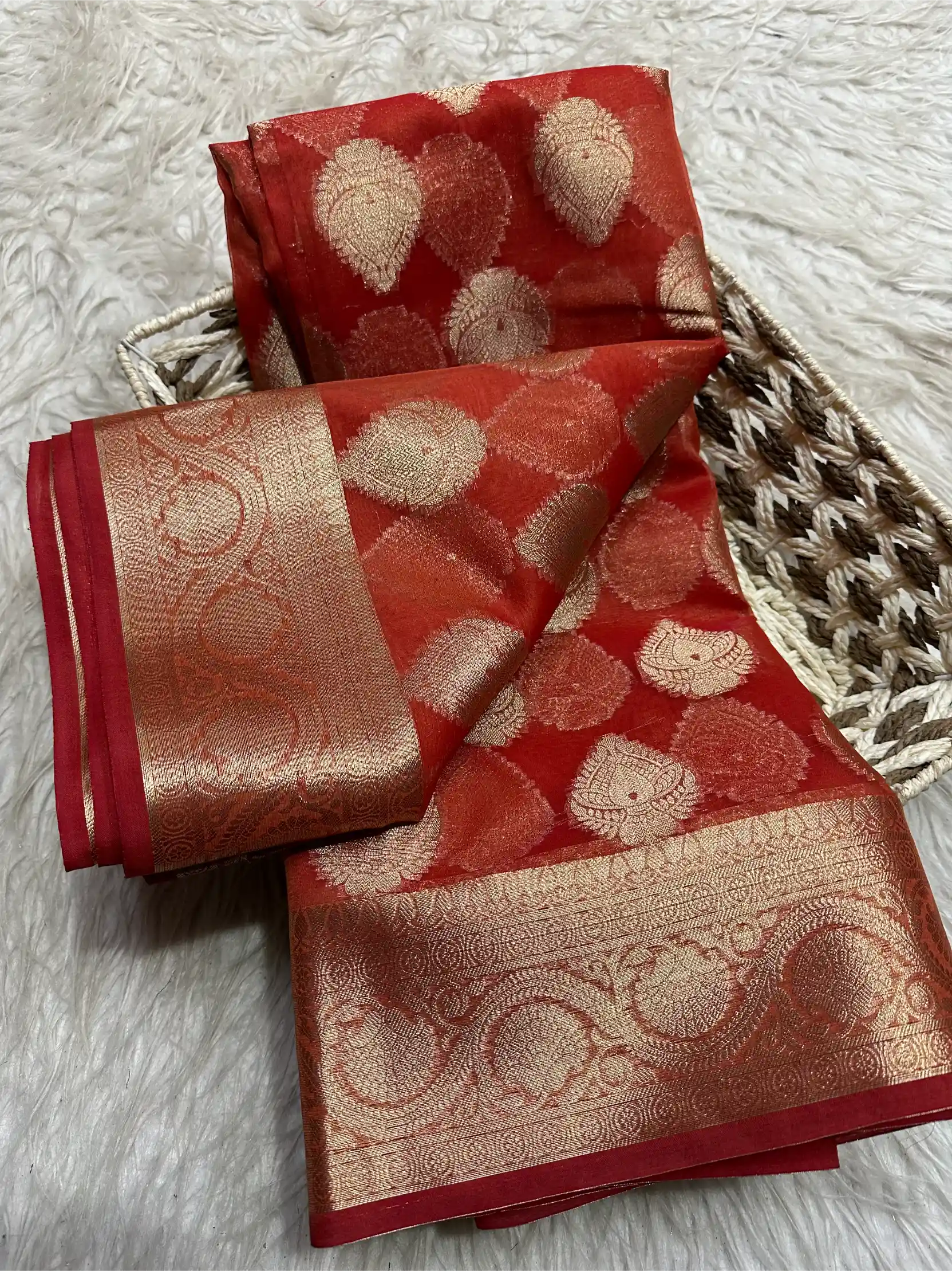 Premium Softsilk Heritage Weave Banarasi Saree