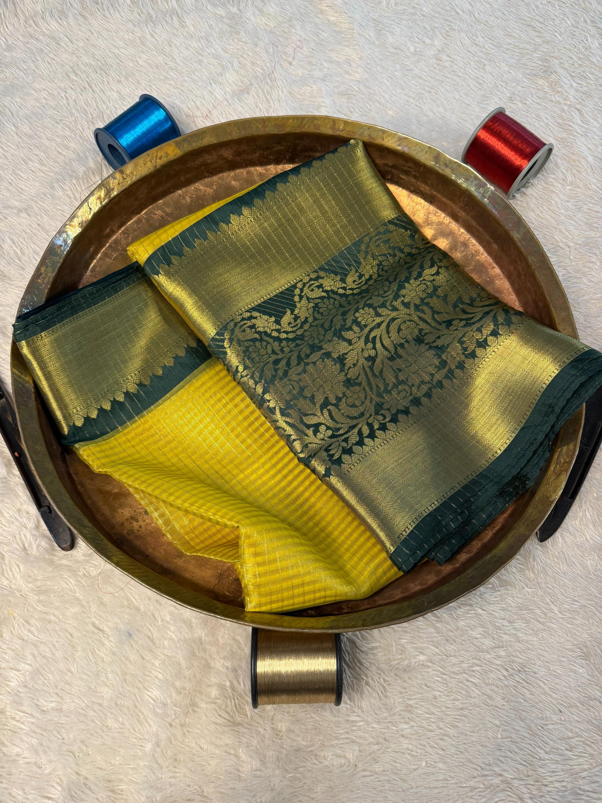 Eccentric zari weave Softsilk Banarasi Saree