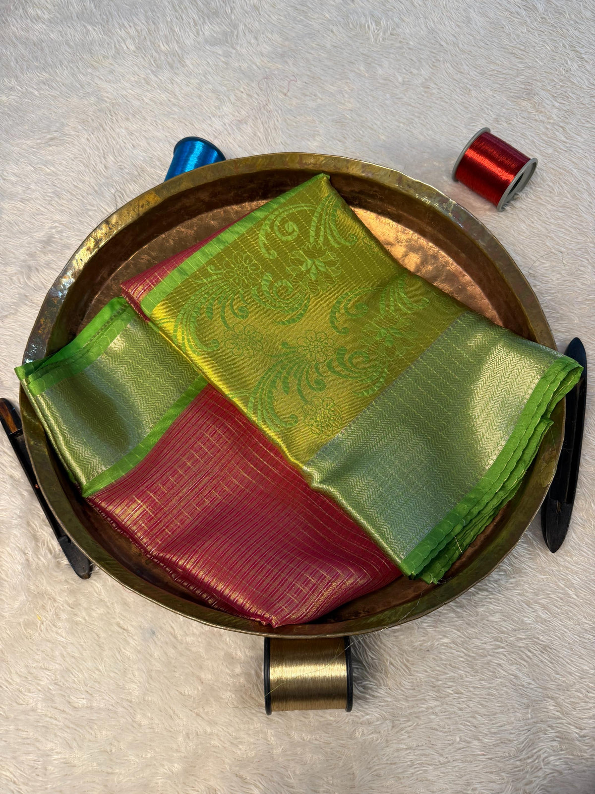 Eccentric zari weave Softsilk Banarasi Saree