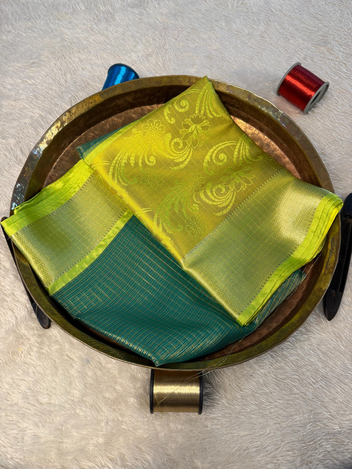 Eccentric zari weave Softsilk Banarasi Saree