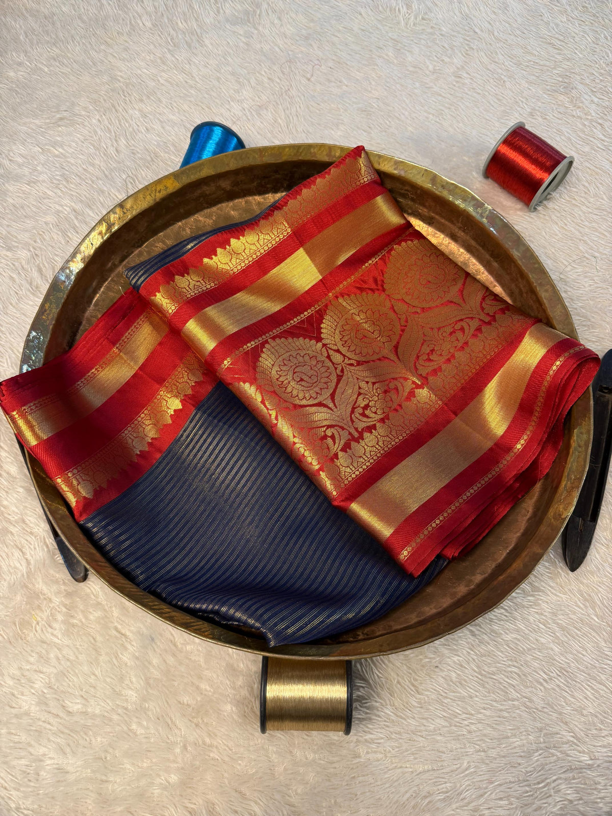 Eccentric zari weave Softsilk Banarasi Saree