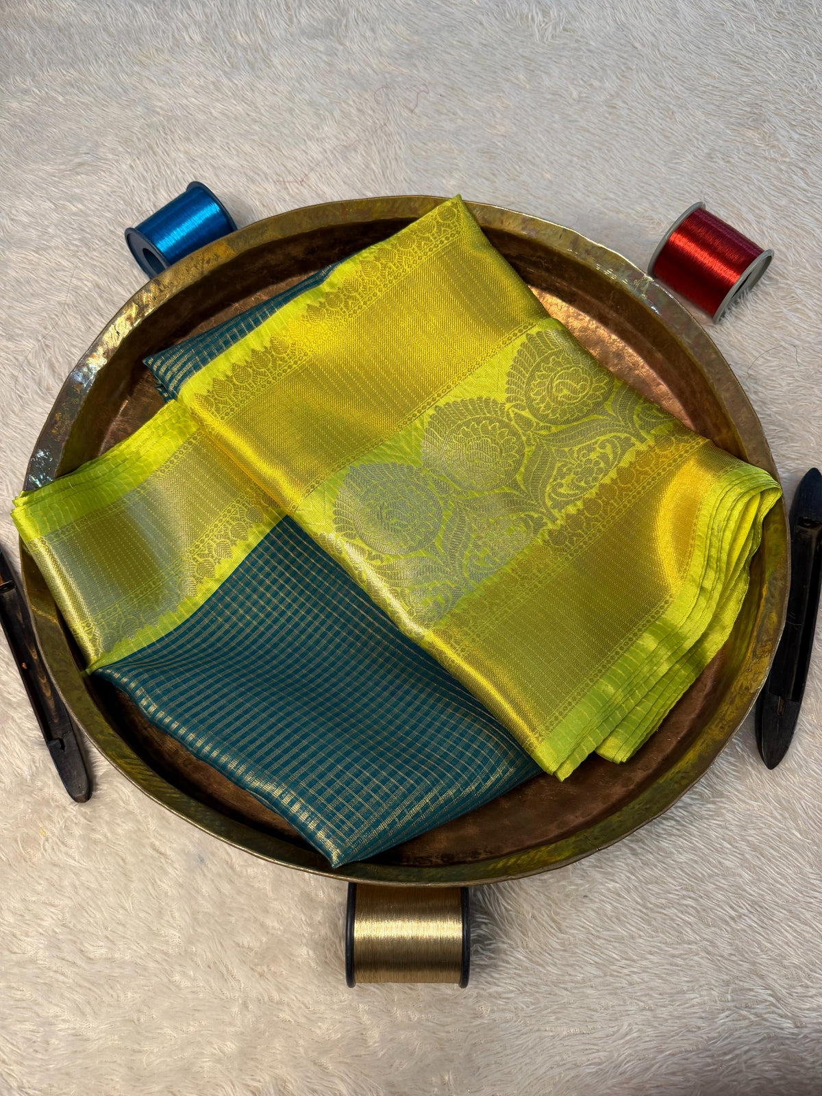 Eccentric zari weave Softsilk Banarasi Saree