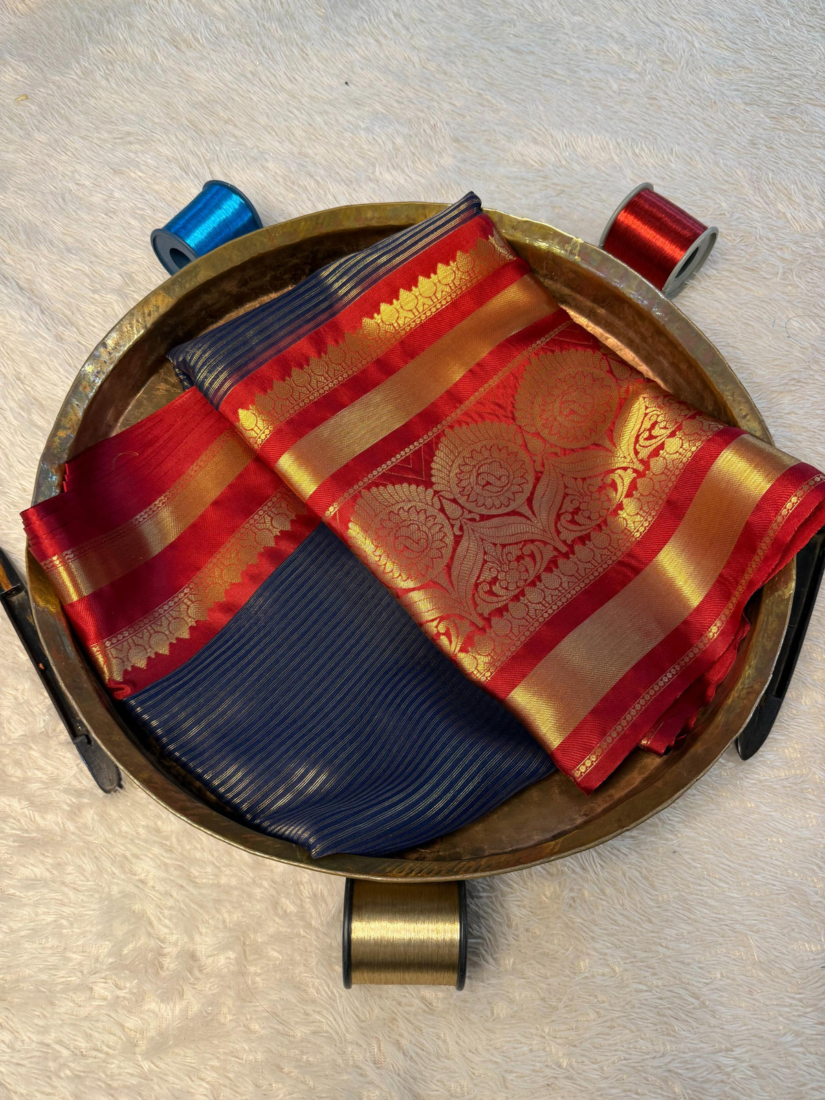 Eccentric zari weave Softsilk Banarasi Saree