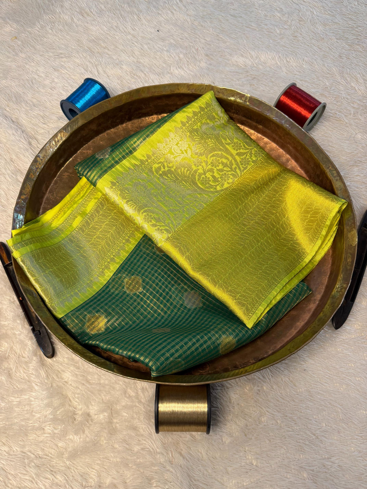 Eccentric zari weave Softsilk Banarasi Saree