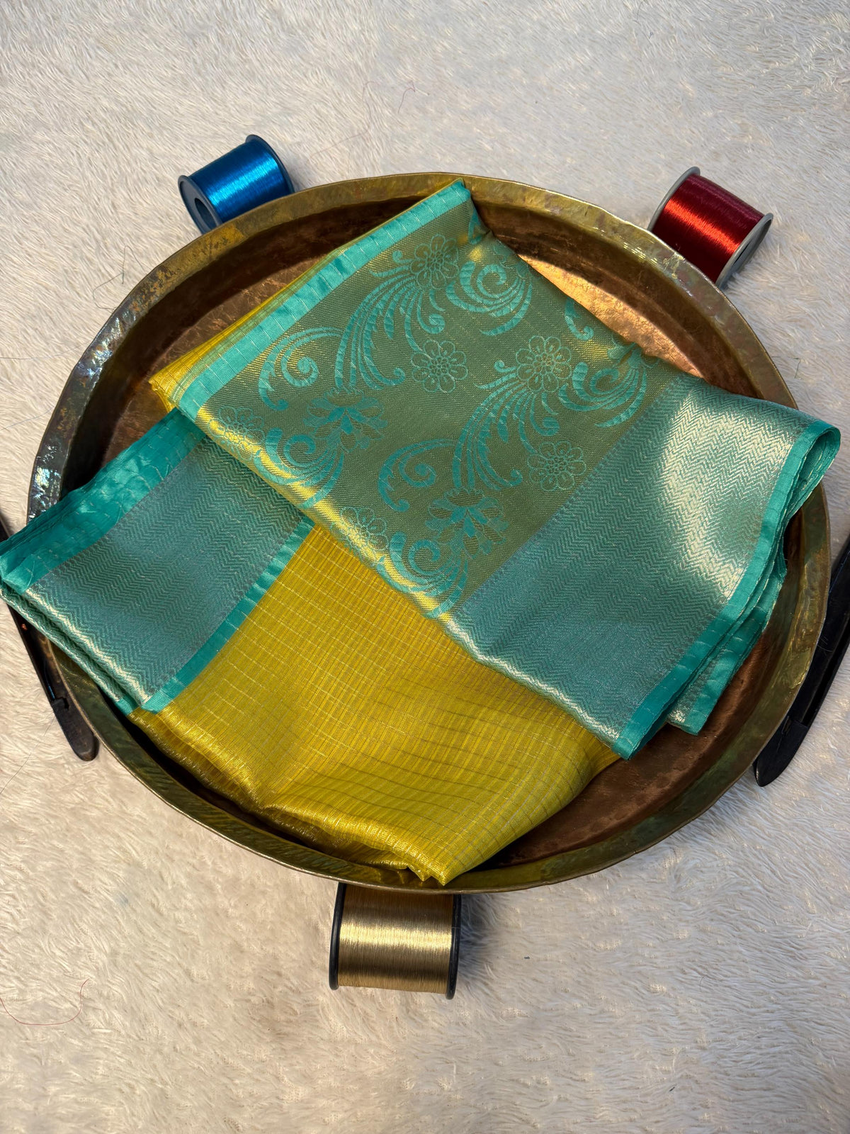 Eccentric zari weave Softsilk Banarasi Saree