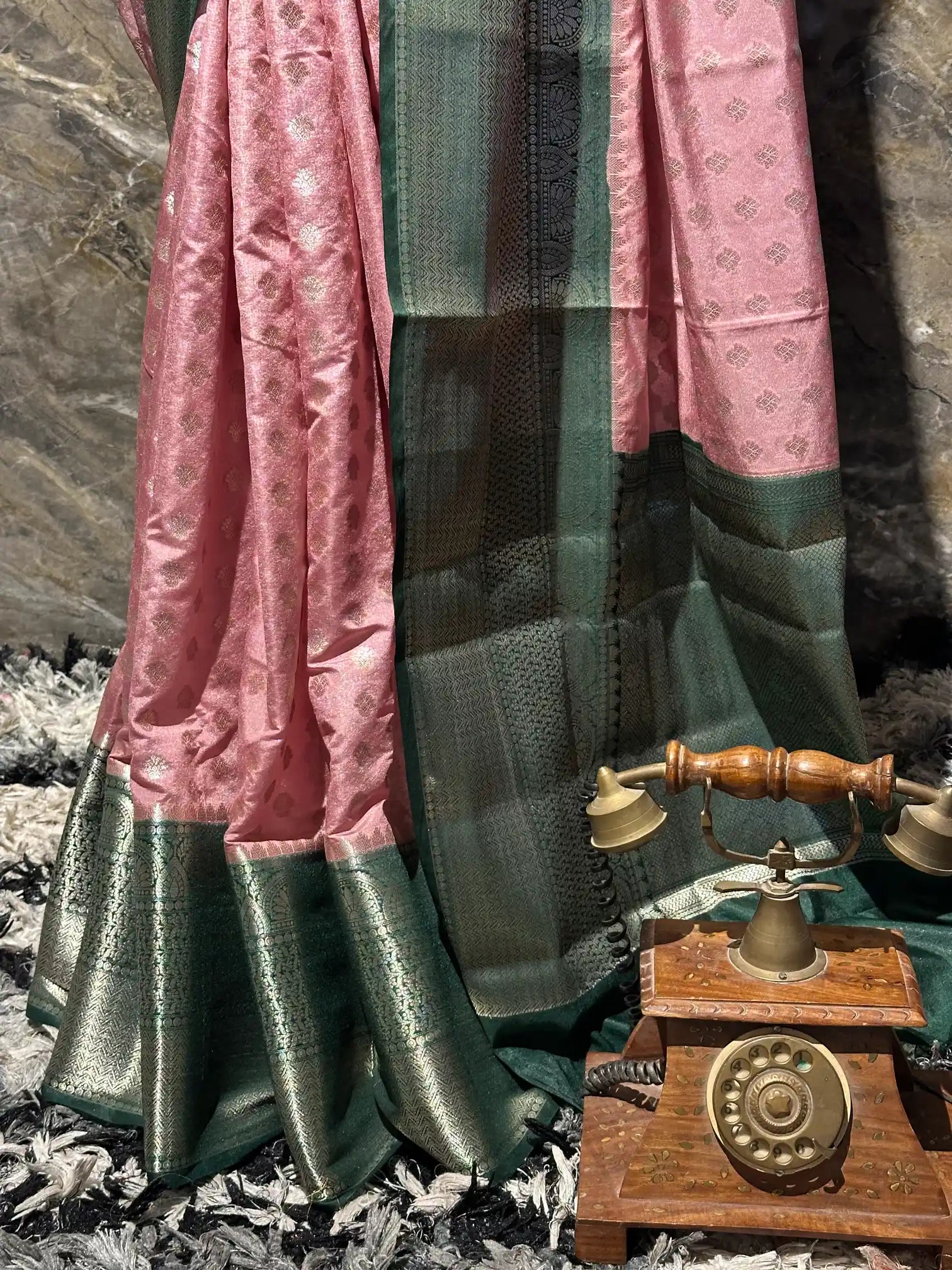 Ready To Wear Chinia Silk Exclusive Banarasi Saree