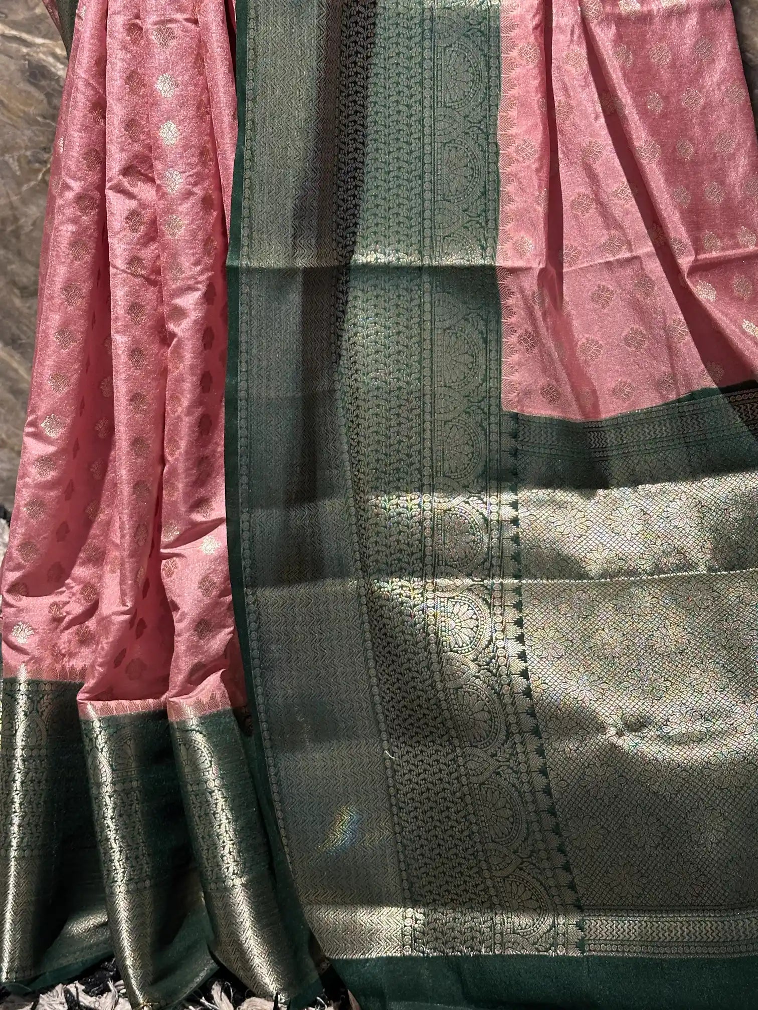 Ready To Wear Chinia Silk Exclusive Banarasi Saree