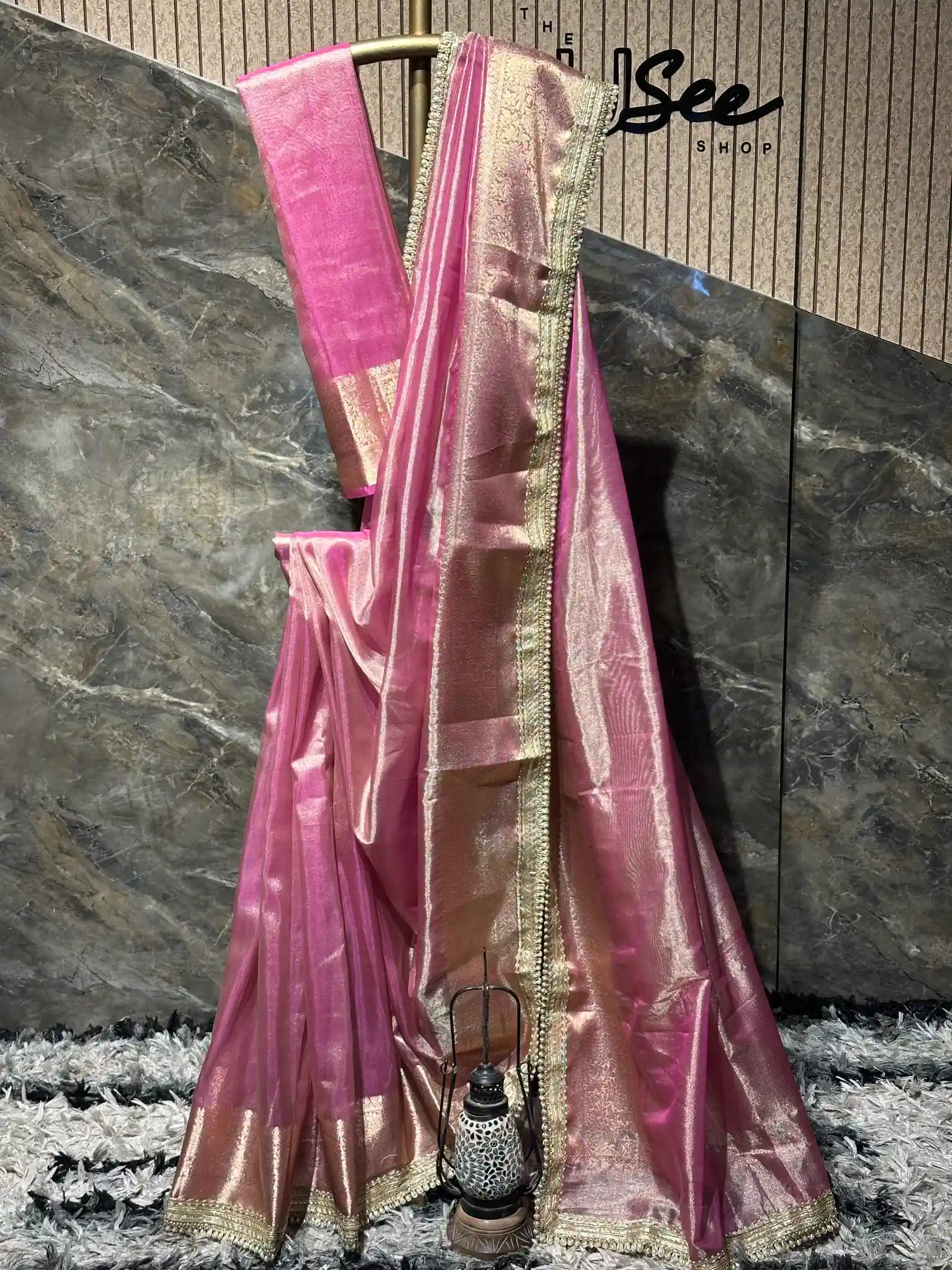 Ready To Wear Janhvi Kapoor tissue designer saree