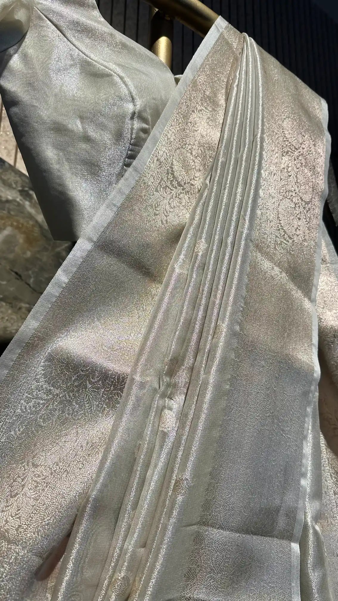 Ready To Wear Soft Tissue Exclusive Banarasi Saree