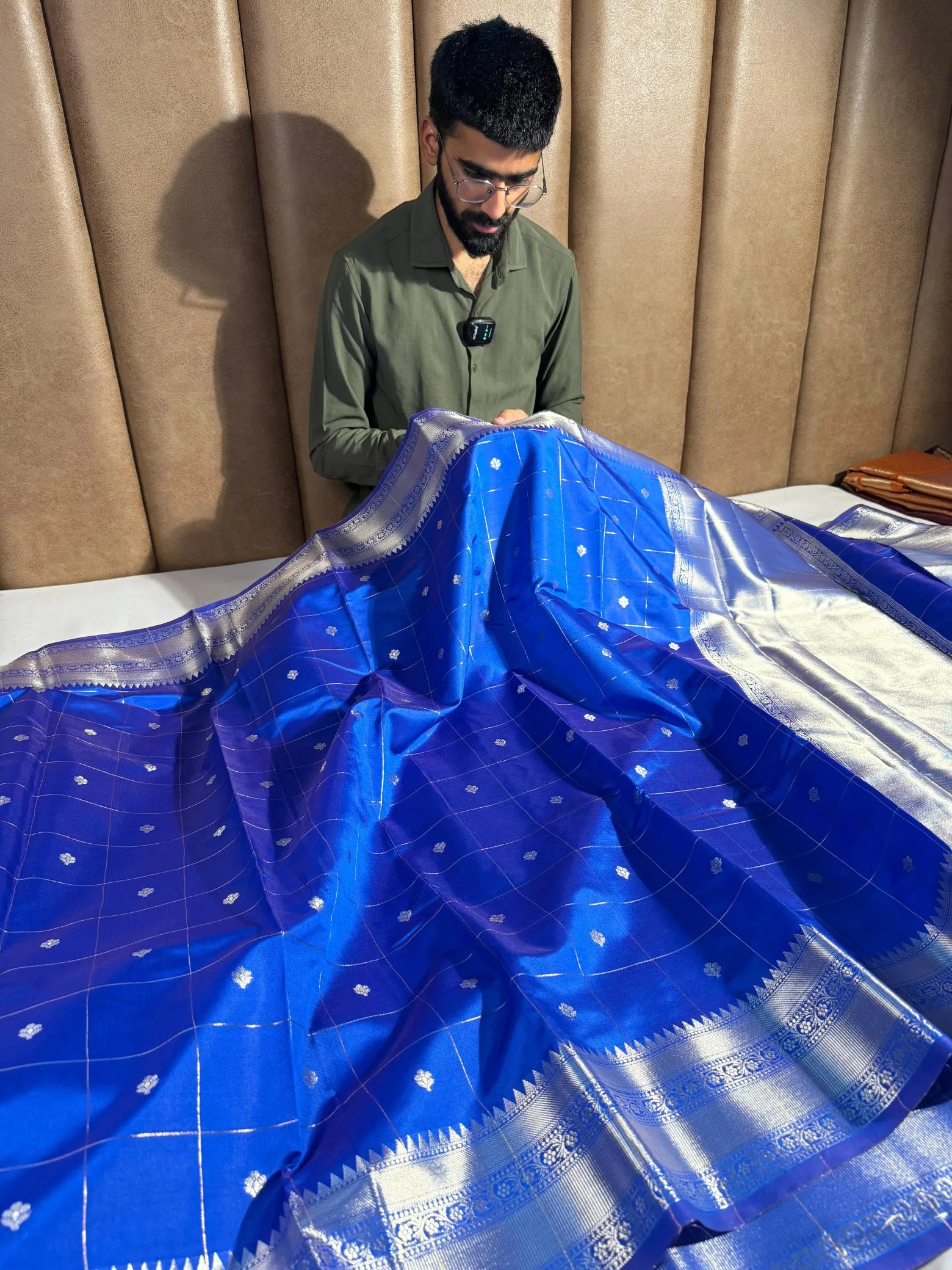 Sai Pallavi inspired Softsilk heritage weave saree