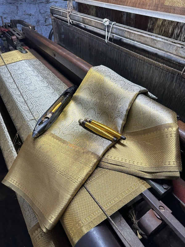 Shobhita Ma’am Inspired Kanjivaram Tissue Saree