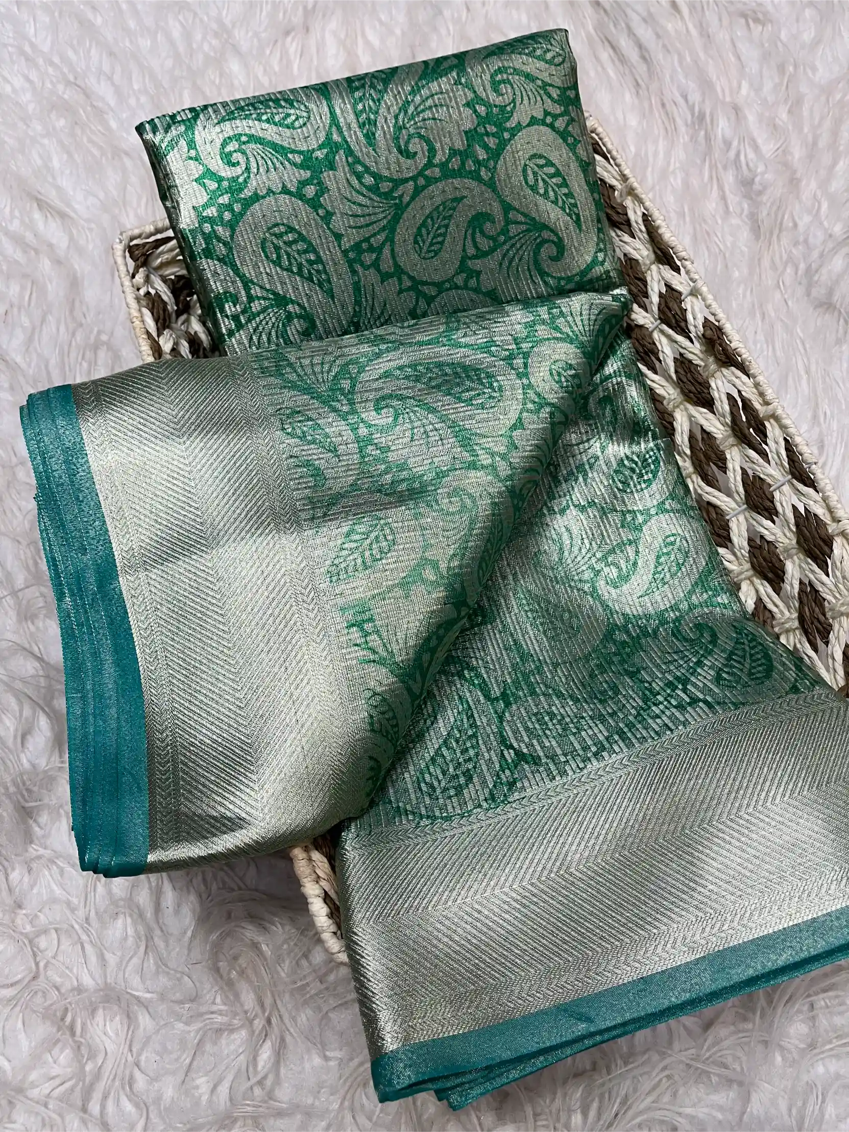 Softsilk Premium Designer Banarasi Saree