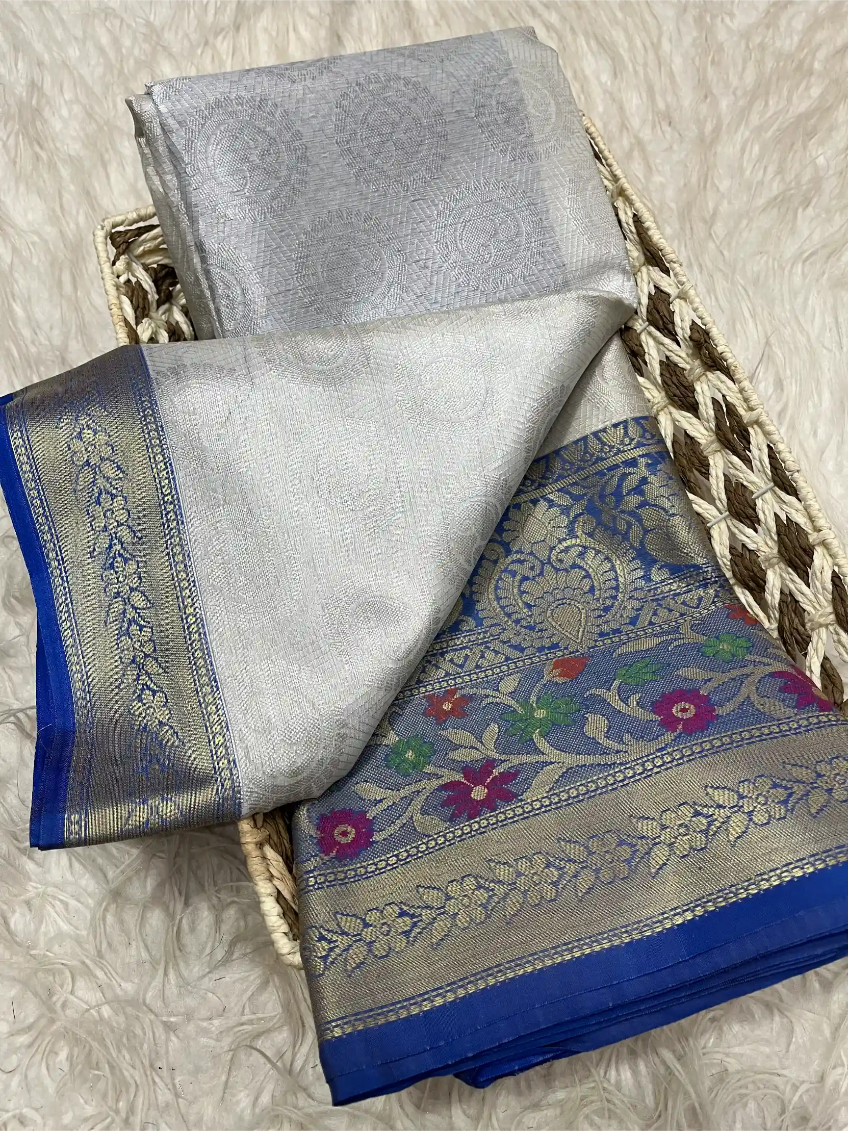 Softsilk Premium Designer Banarasi Saree