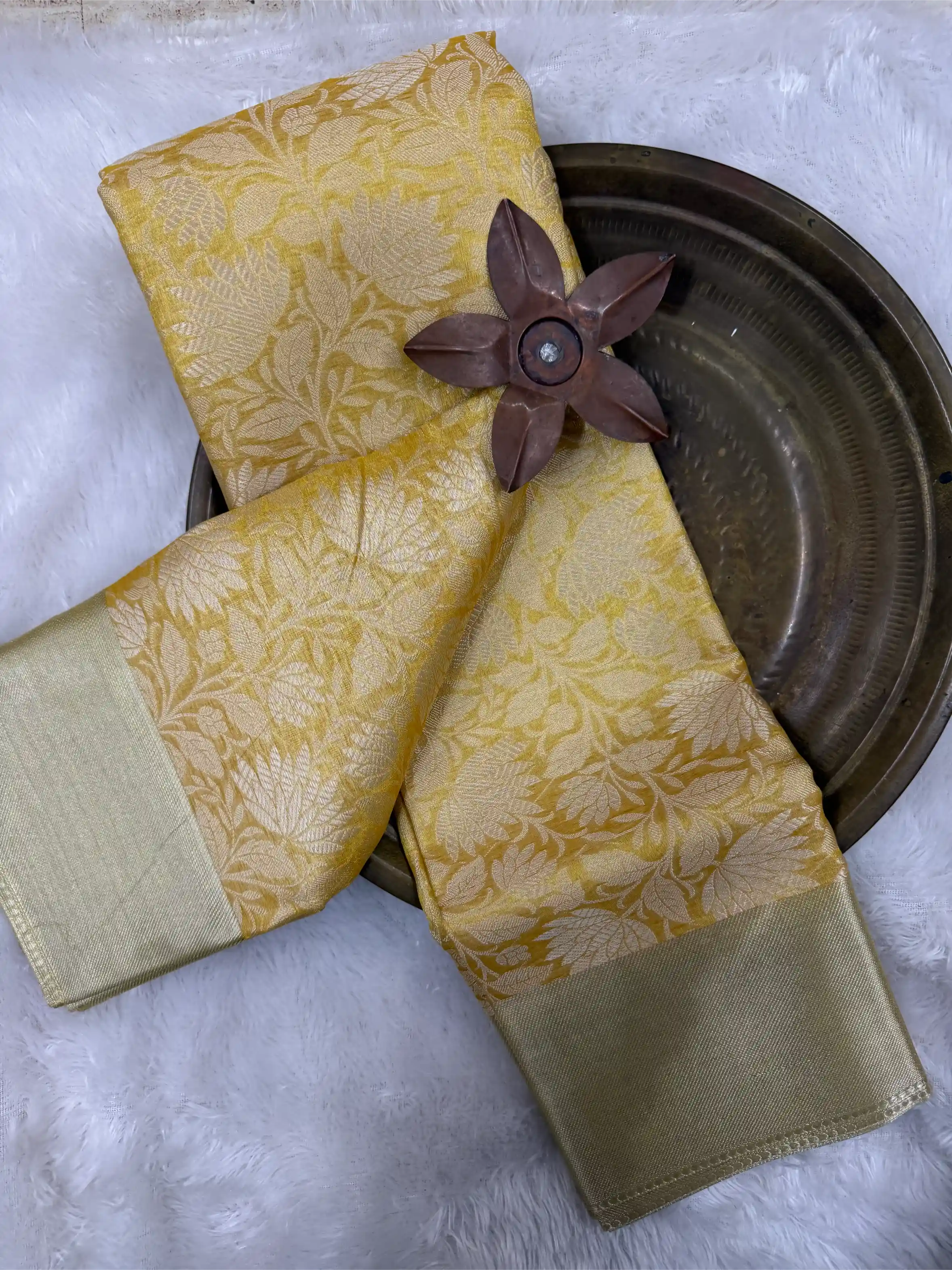 Beautiful Softsilk Embossed Weave Banarasi Saree