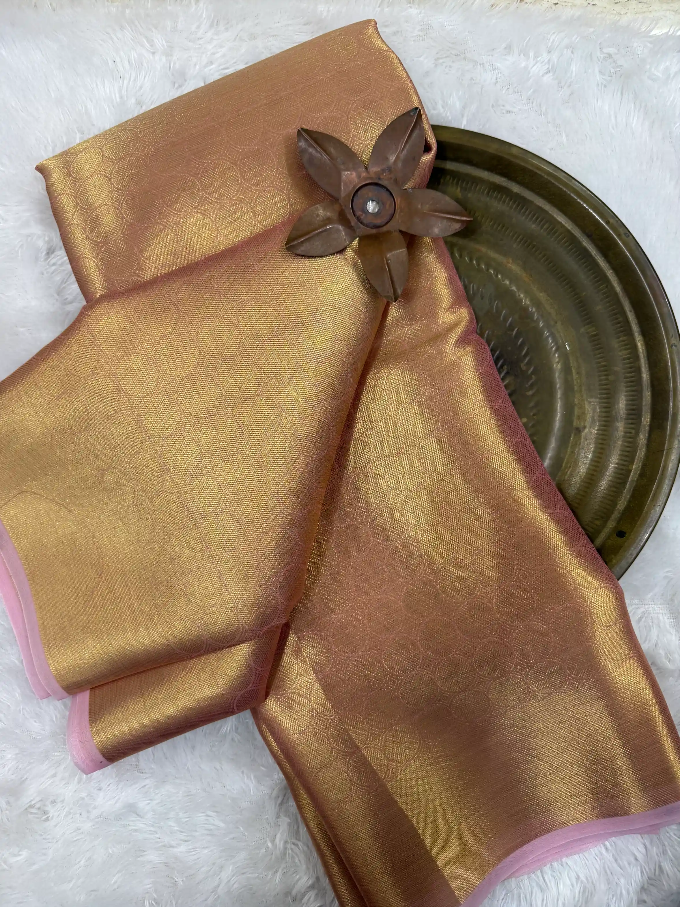 Beautiful Softsilk Embossed Weave Banarasi Saree