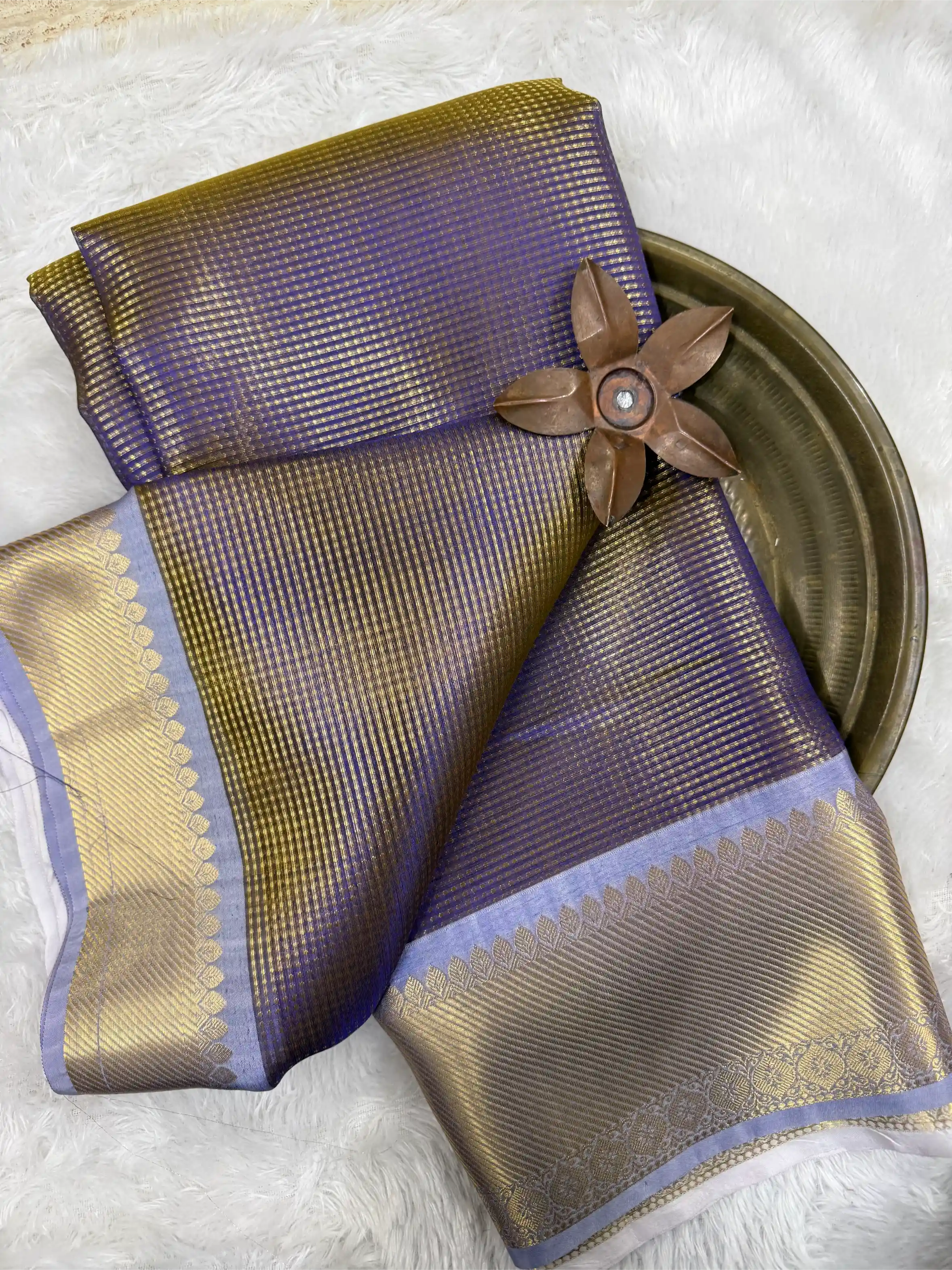 Beautiful Softsilk Embossed Weave Banarasi Saree