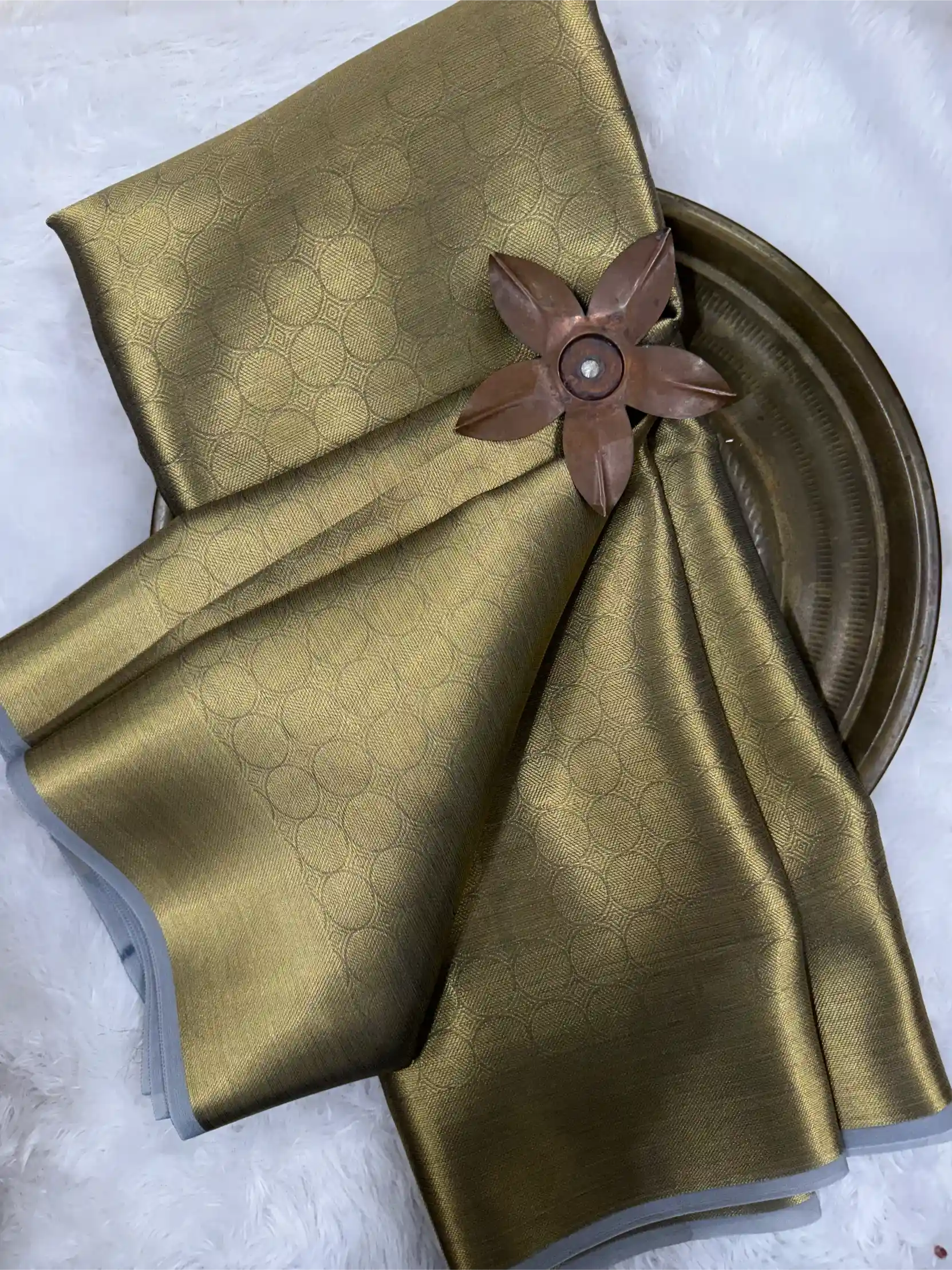 Beautiful Softsilk Embossed Weave Banarasi Saree