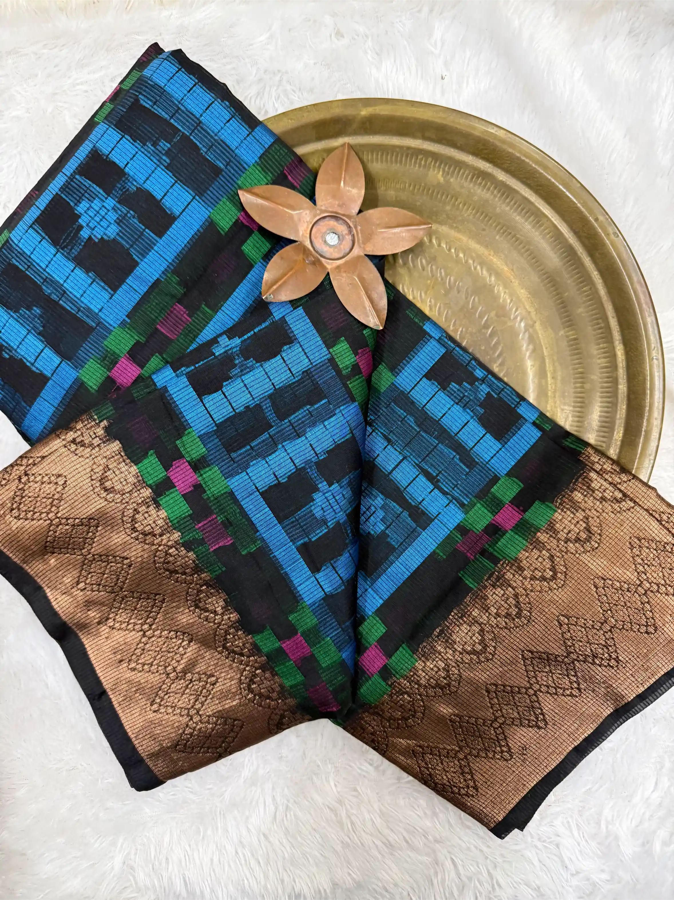 Beautiful Softsilk Embossed Weave Banarasi Saree