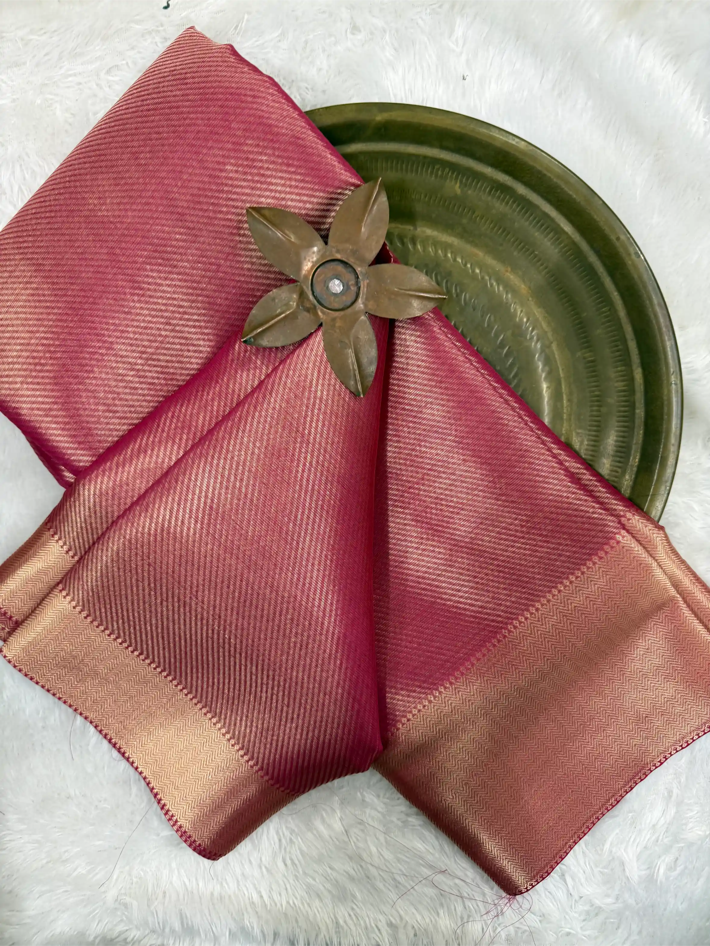 Beautiful Softsilk Embossed Weave Banarasi Saree