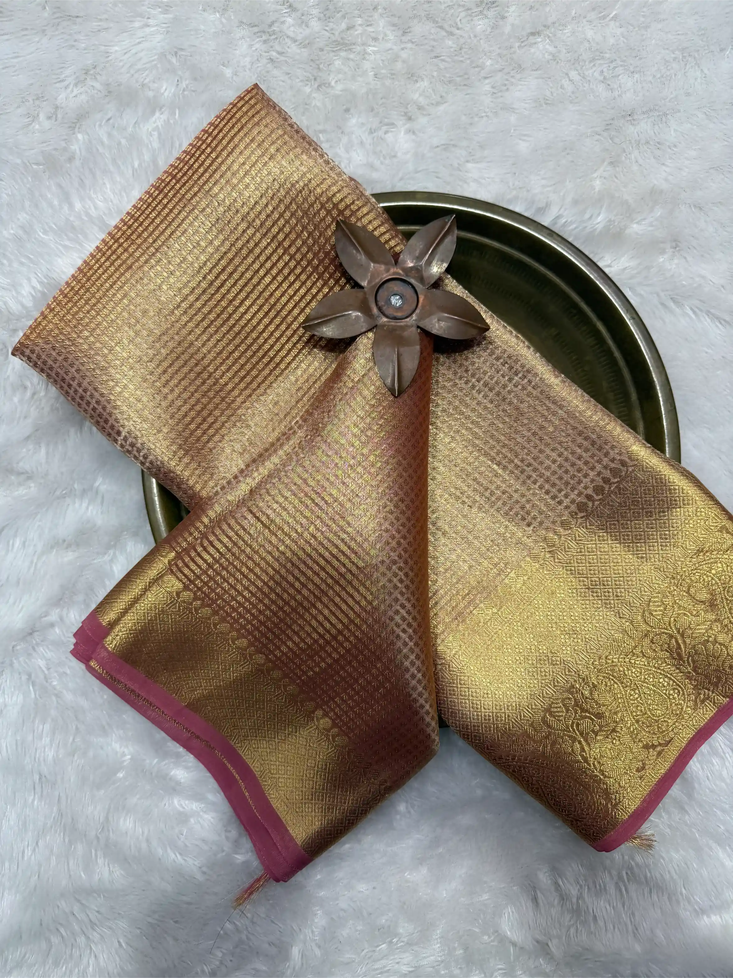 Beautiful Softsilk Embossed Weave Banarasi Saree