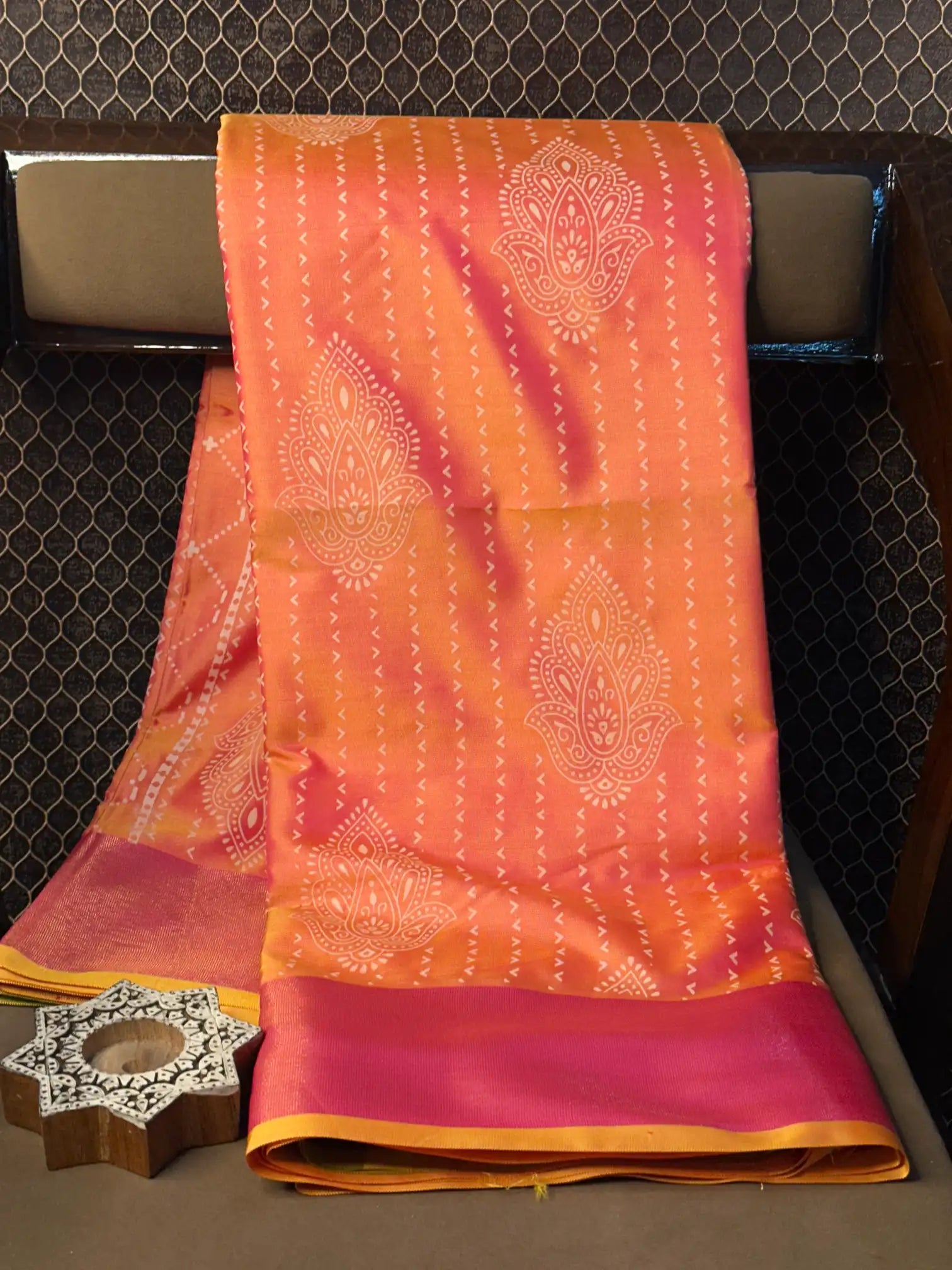 Traditional weave Softsilk Banarasi saree