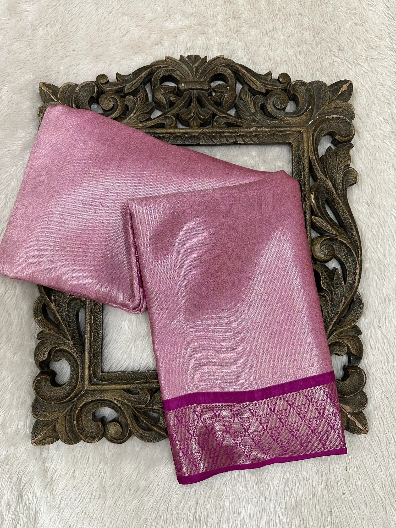 Contemporary Weave Kora Tissue Silk Banarasi Saree