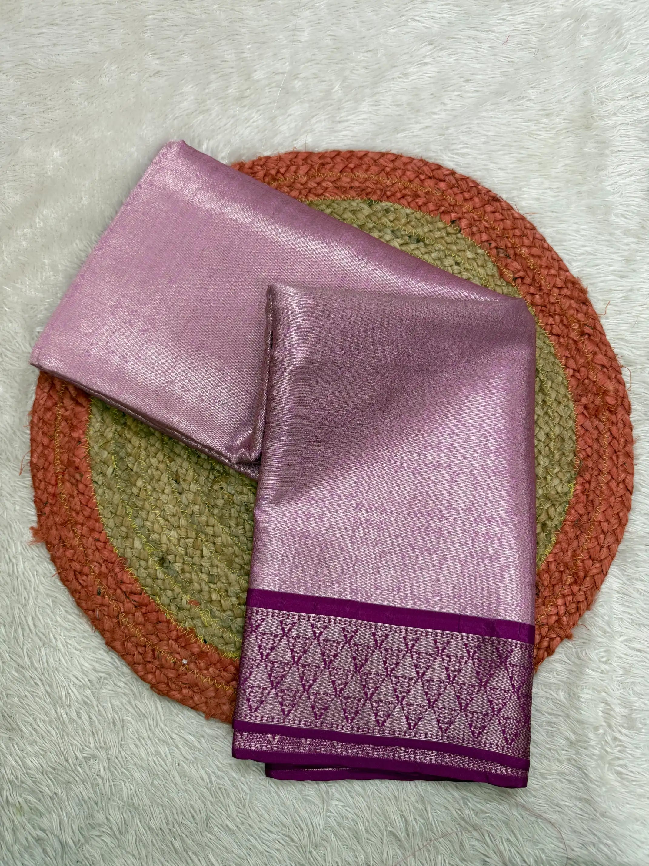 Contemporary Weave Kora Tissue Silk Banarasi Saree