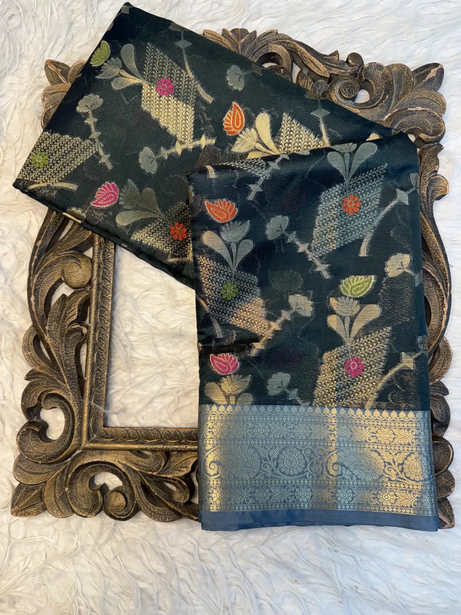 Traditional Weave Softsilk Banarasi Saree