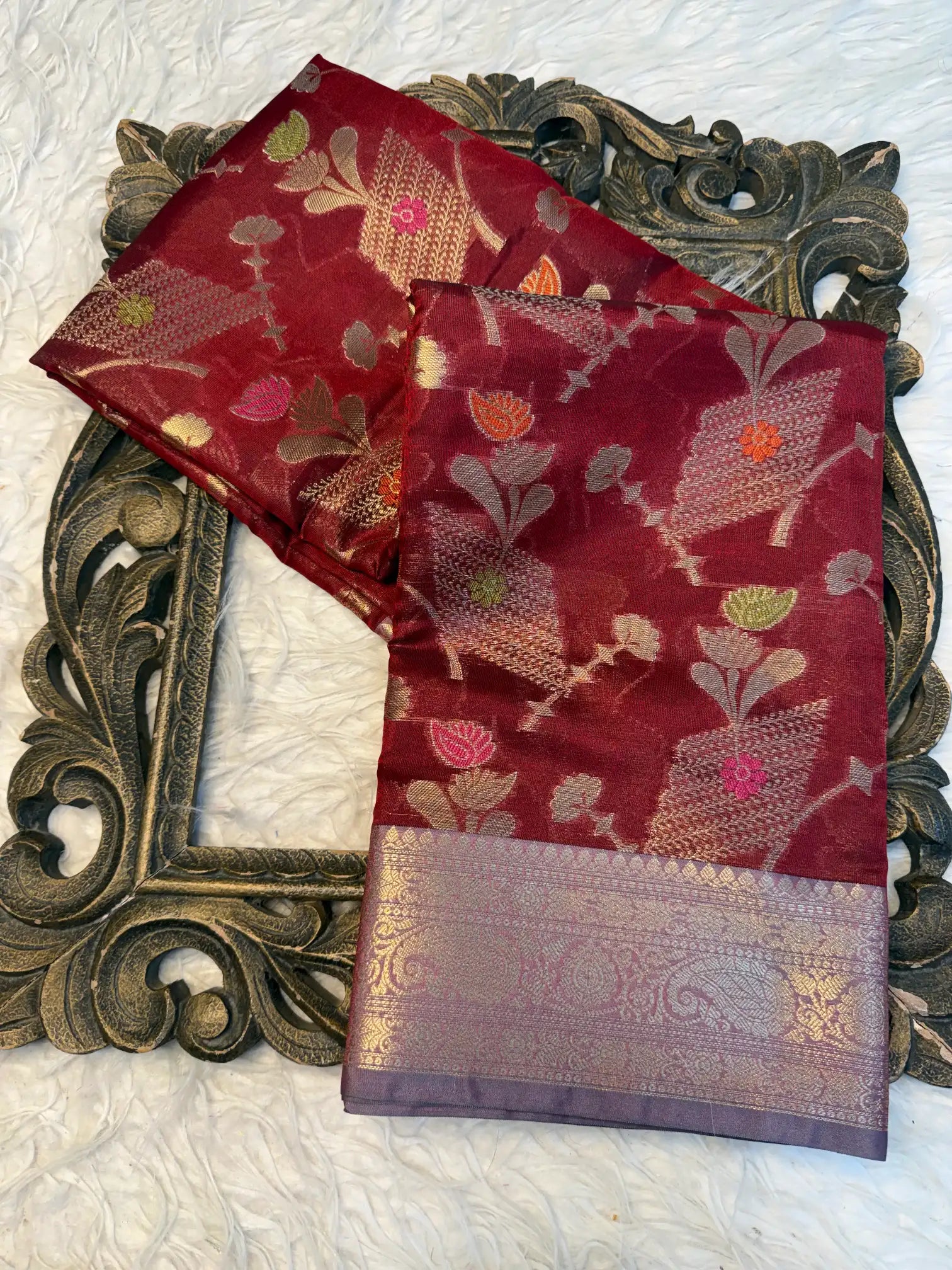 Traditional Weave Softsilk Banarasi Saree