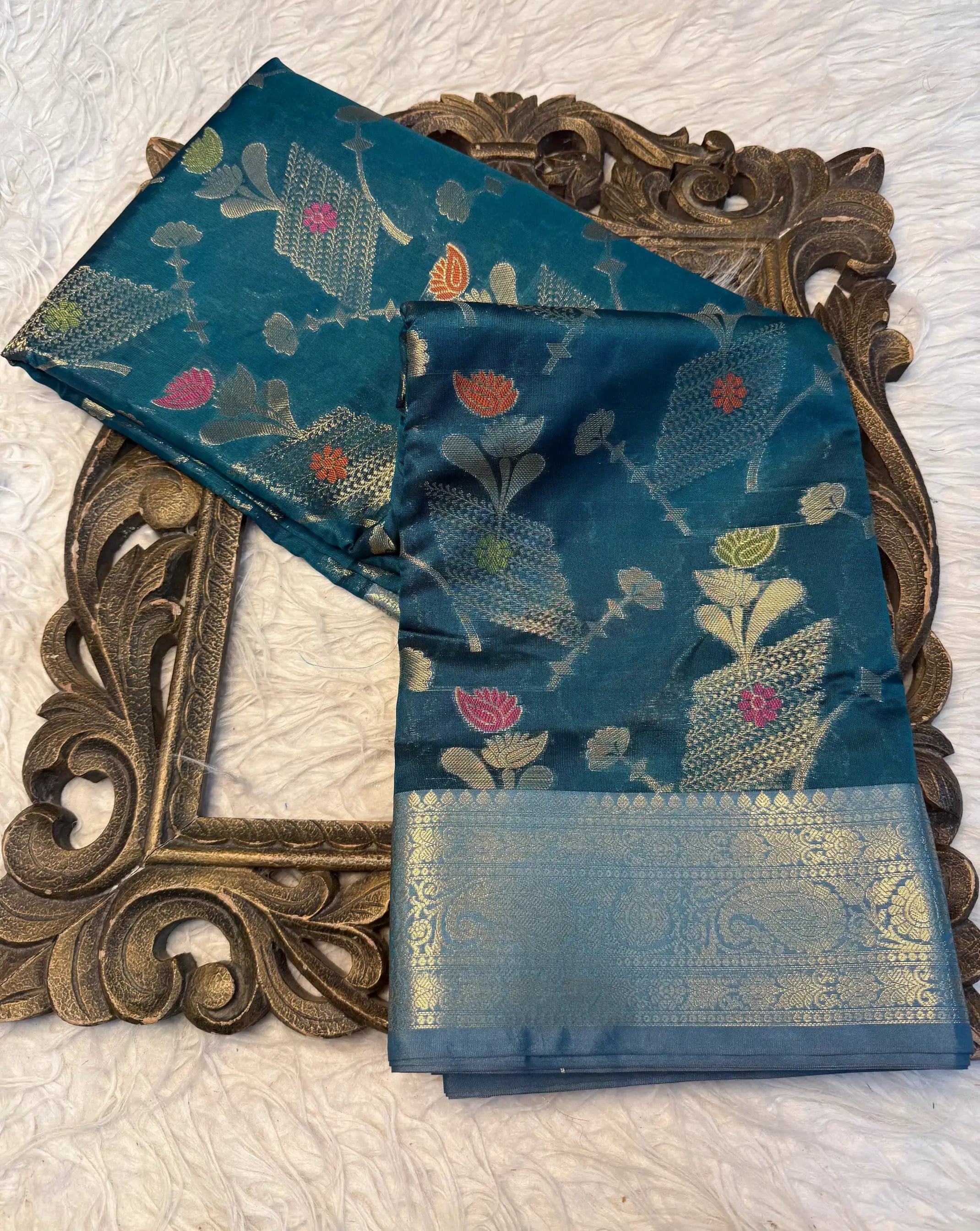 Traditional Weave Softsilk Banarasi Saree