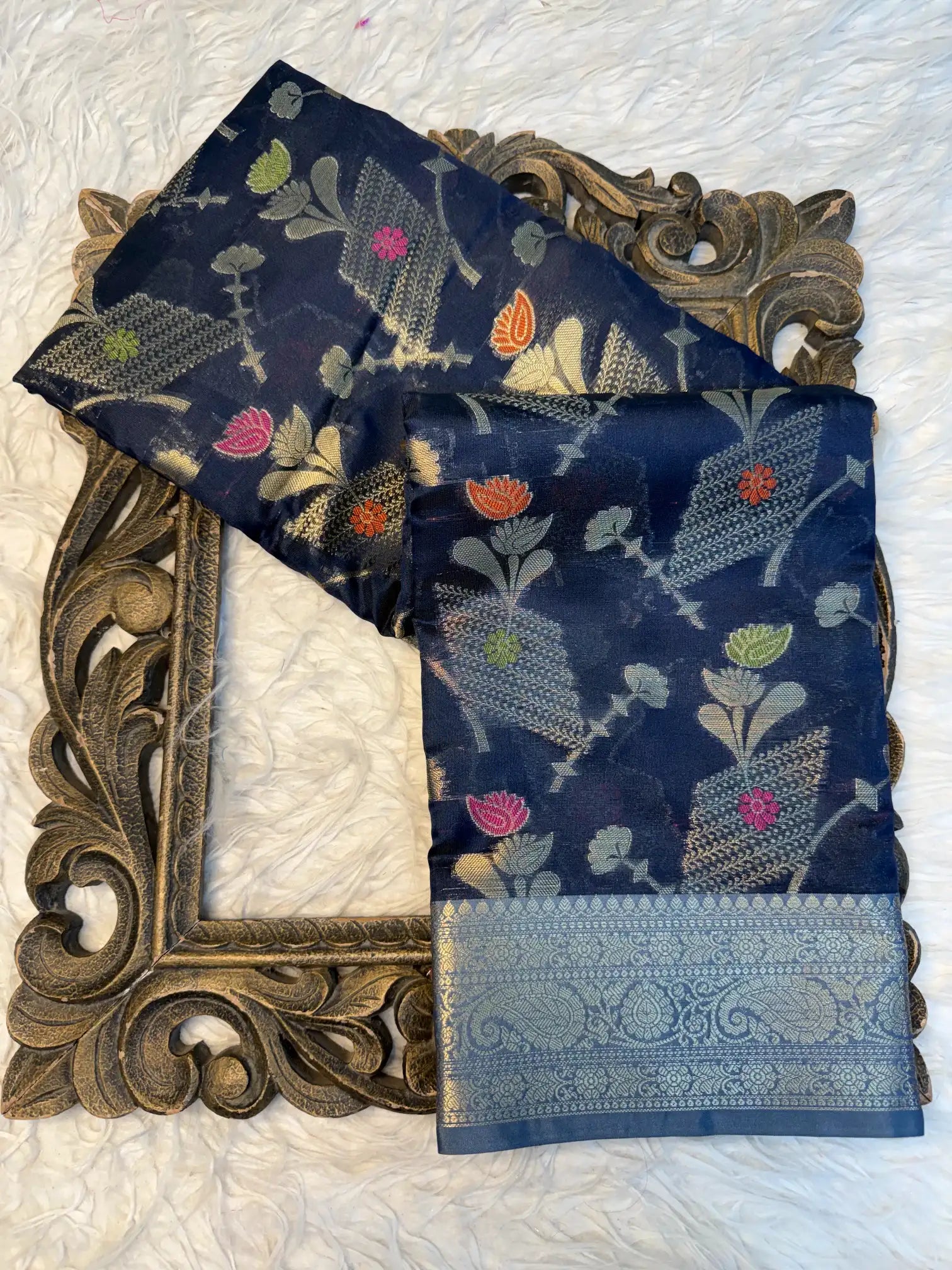 Traditional Weave Softsilk Banarasi Saree