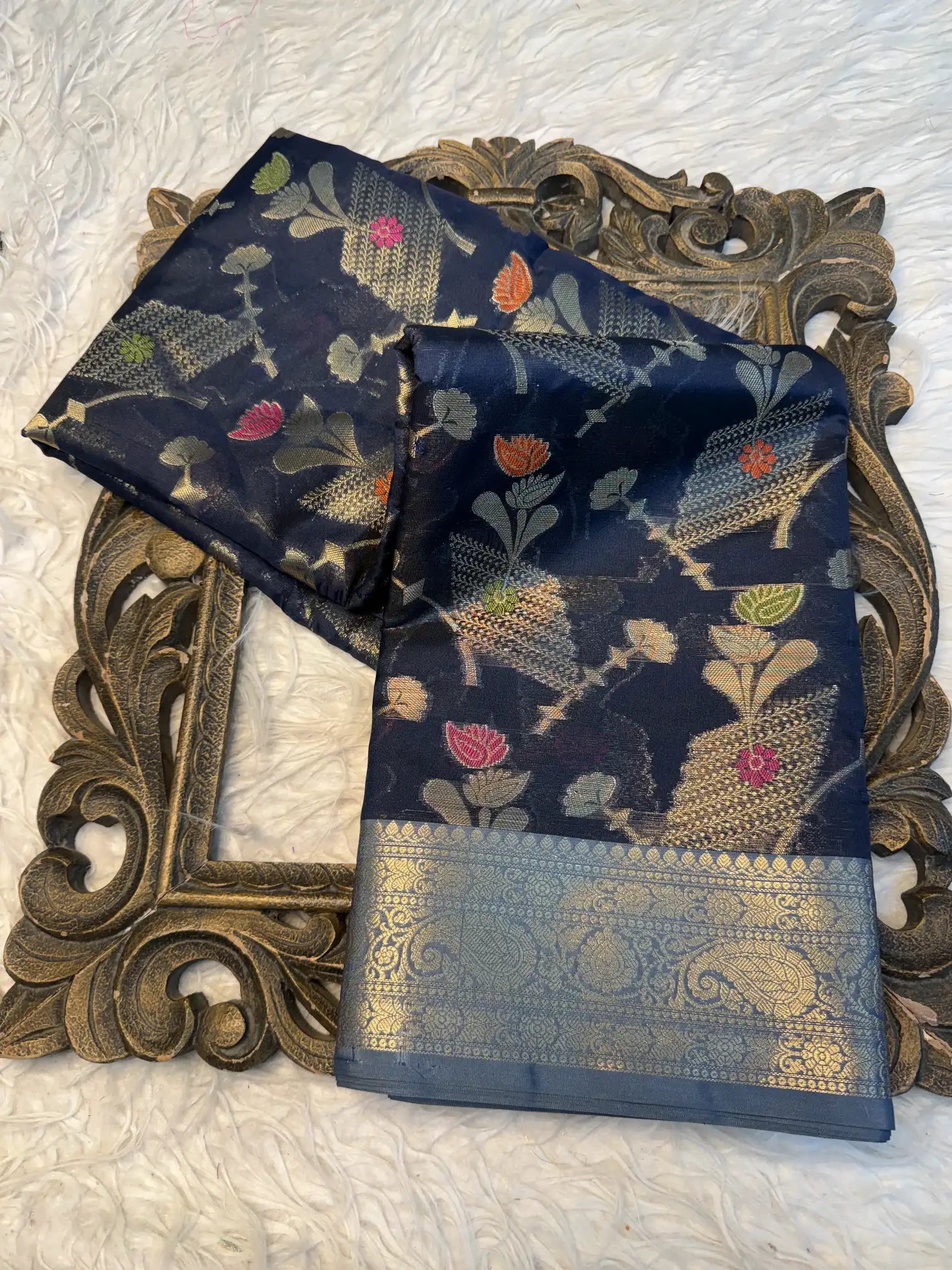 Traditional Weave Softsilk Banarasi Saree