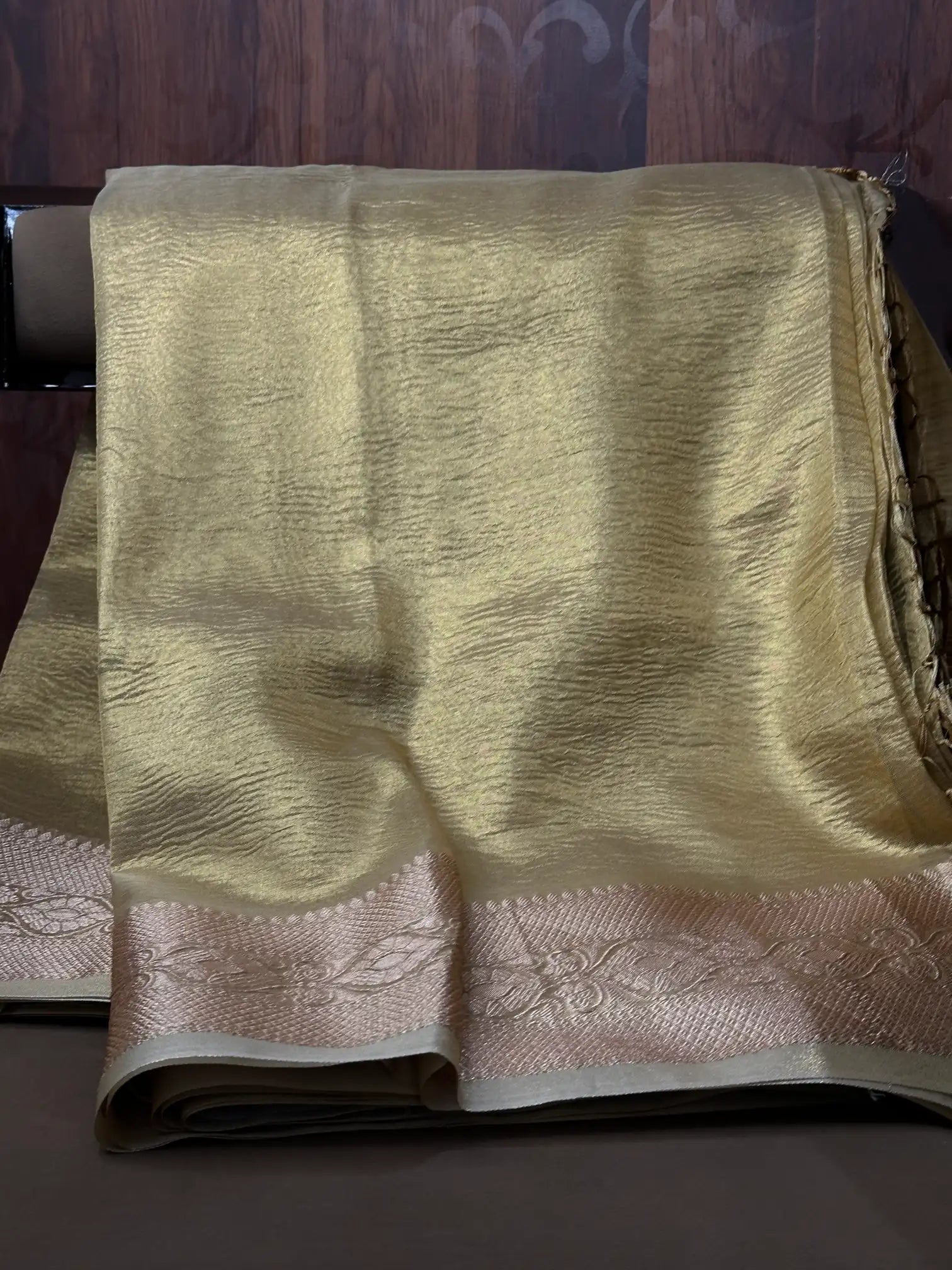 Traditional weave Softsilk Banarasi saree
