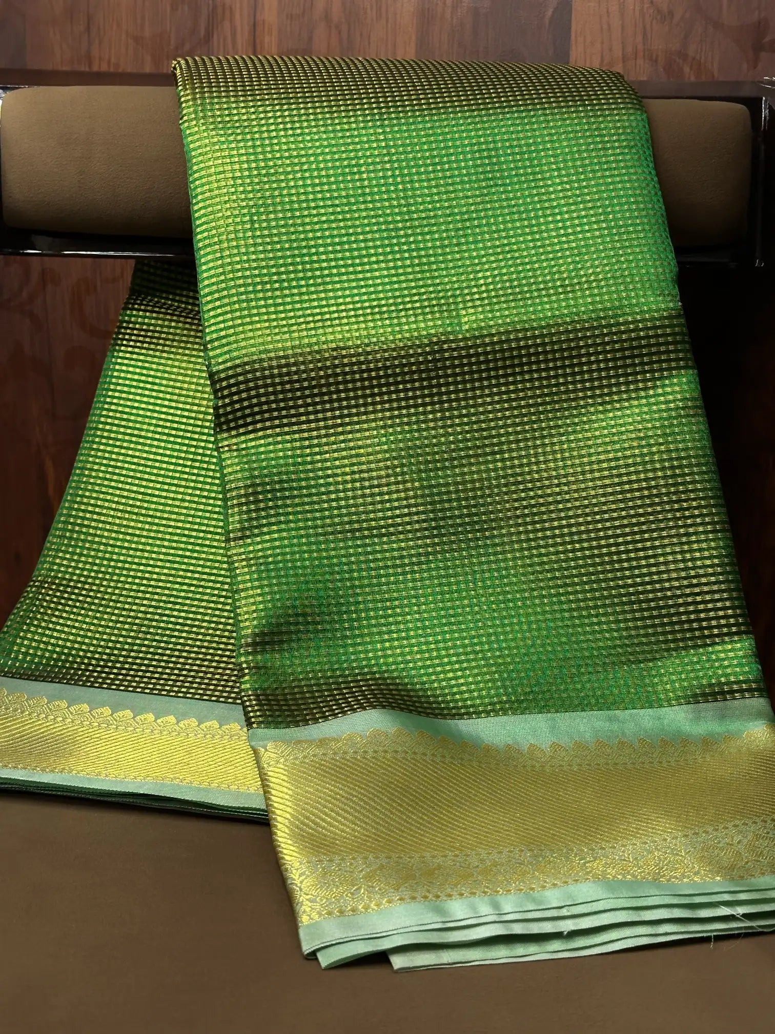 Traditional weave Softsilk Banarasi saree