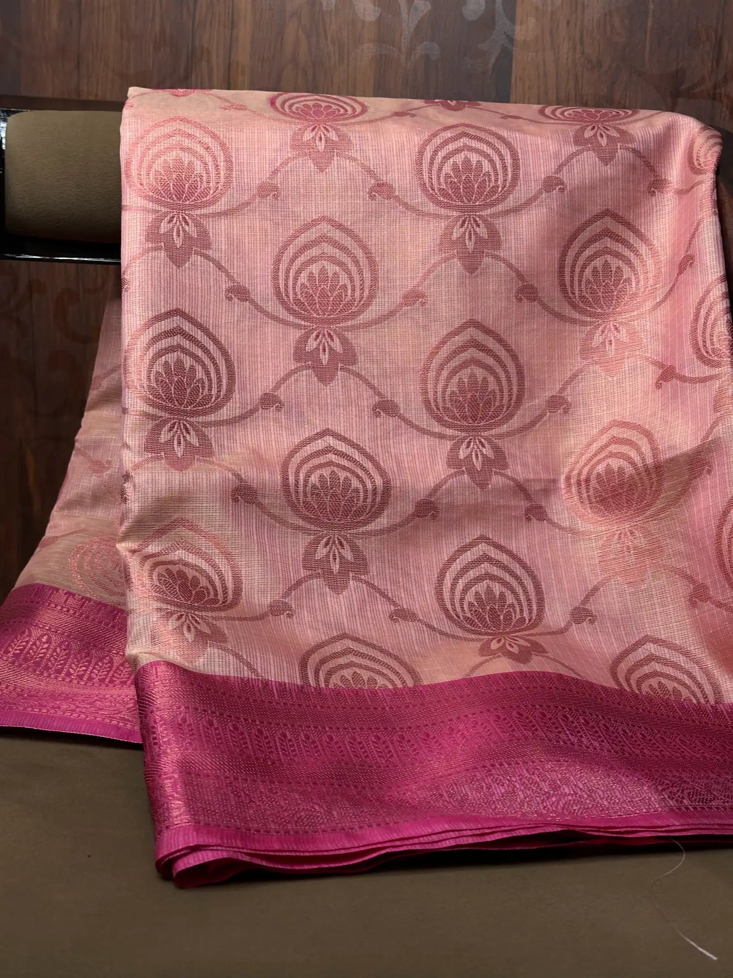 Traditional weave Softsilk Banarasi saree
