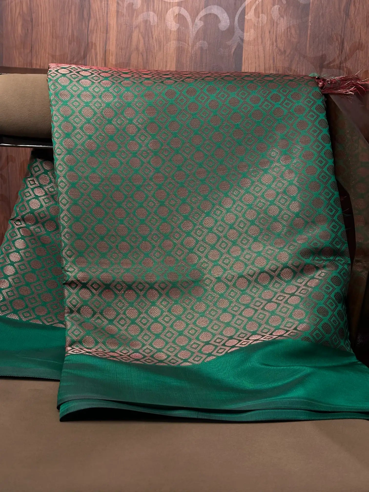 Traditional weave Softsilk Banarasi saree