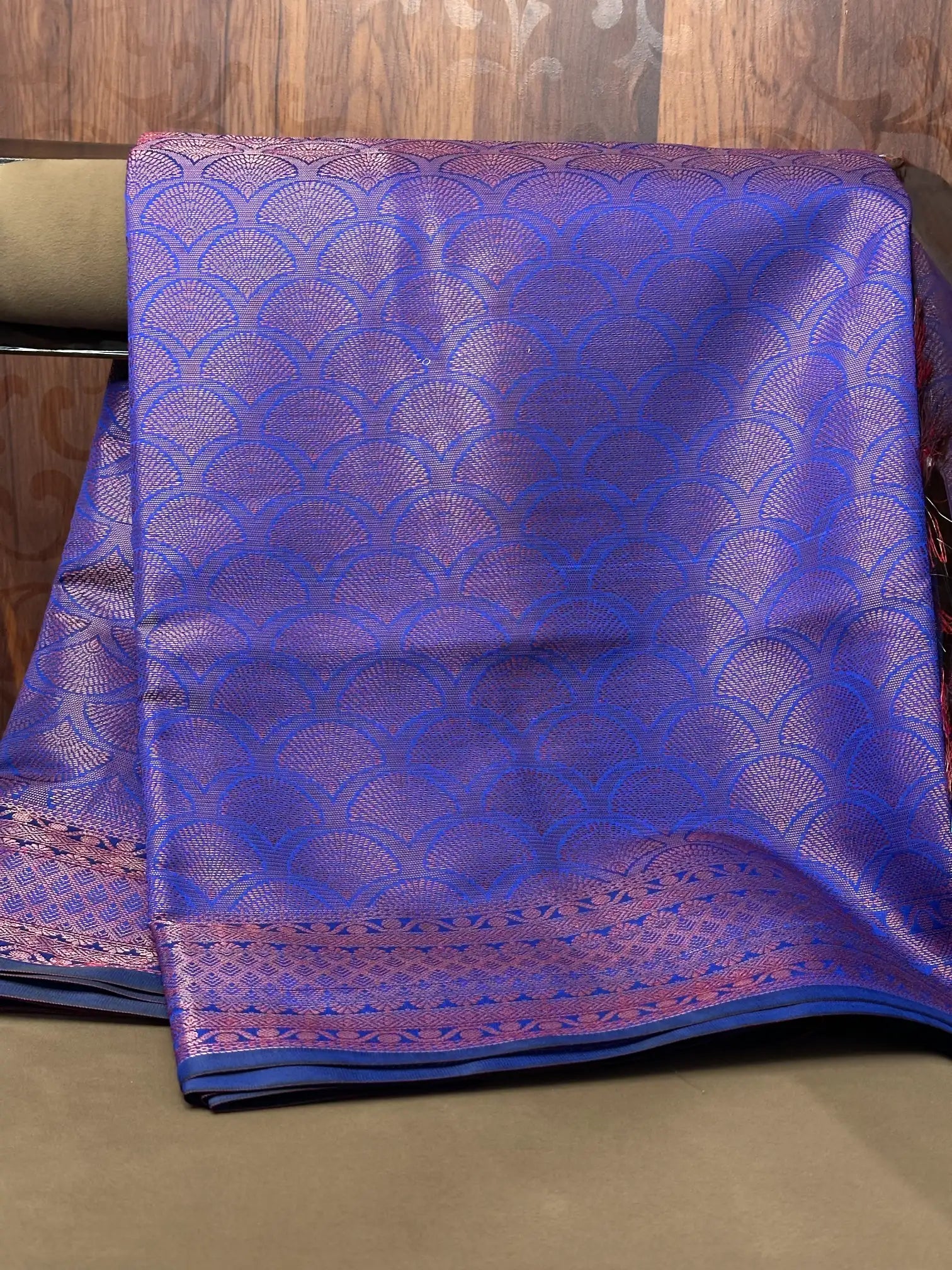 Contemporary weave Softsilk heritage weave saree