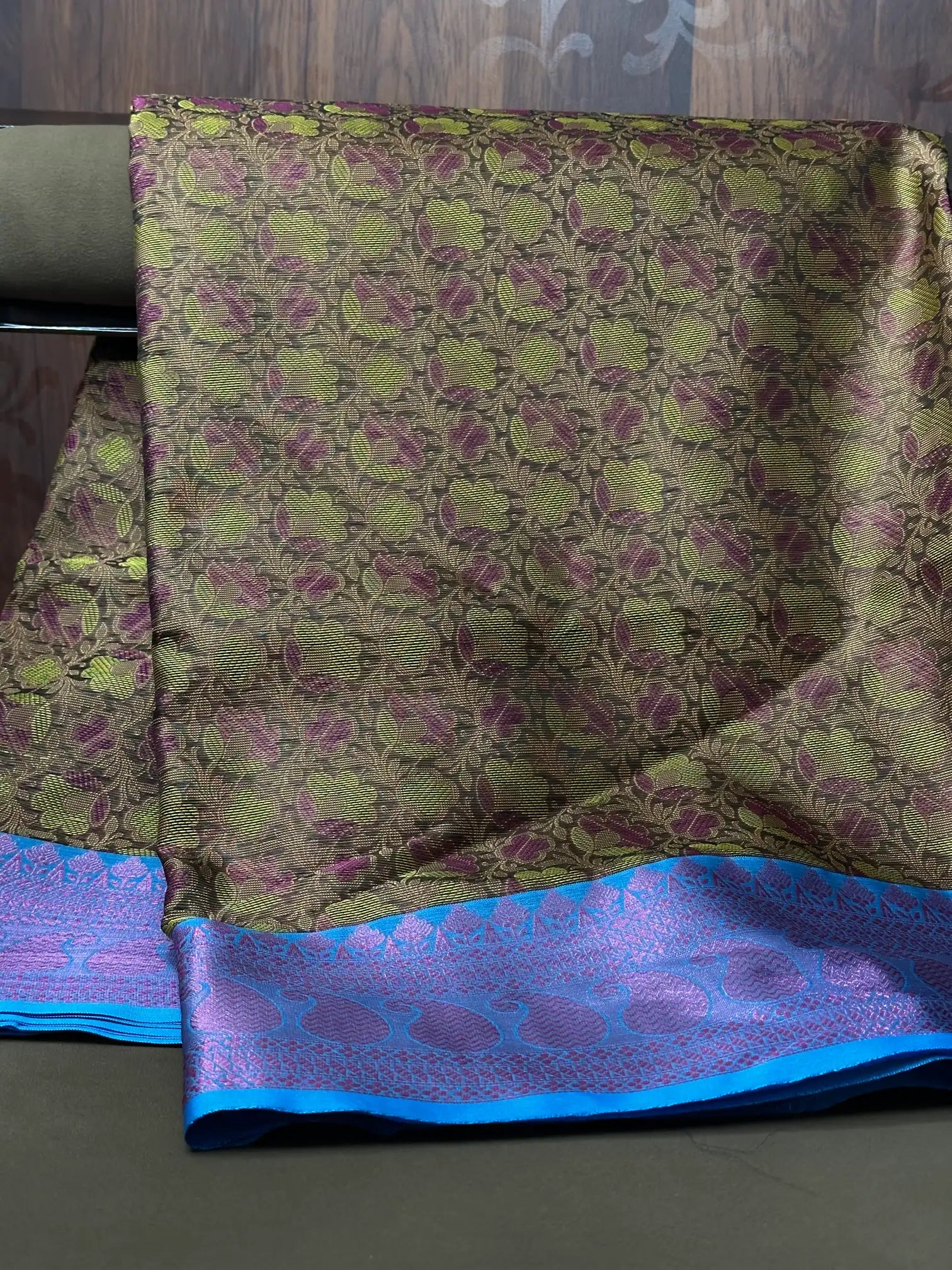Contemporary weave Softsilk heritage weave saree