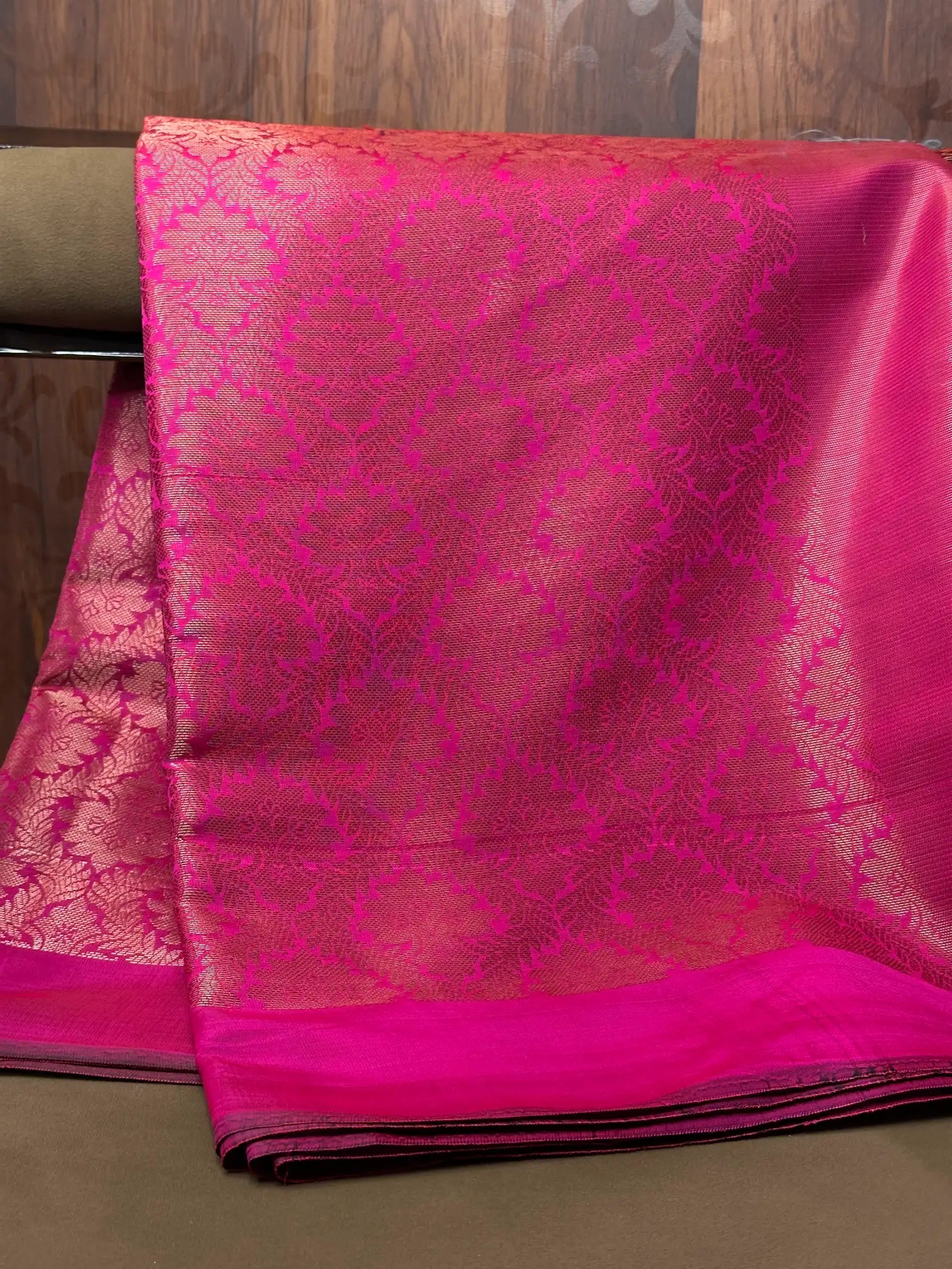Contemporary weave Softsilk heritage weave saree
