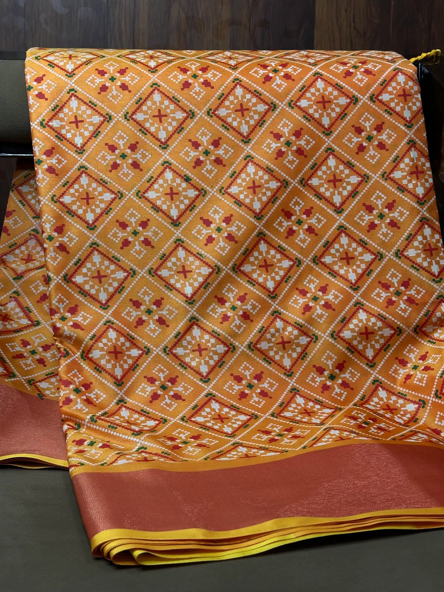 Traditional weave Softsilk Banarasi saree