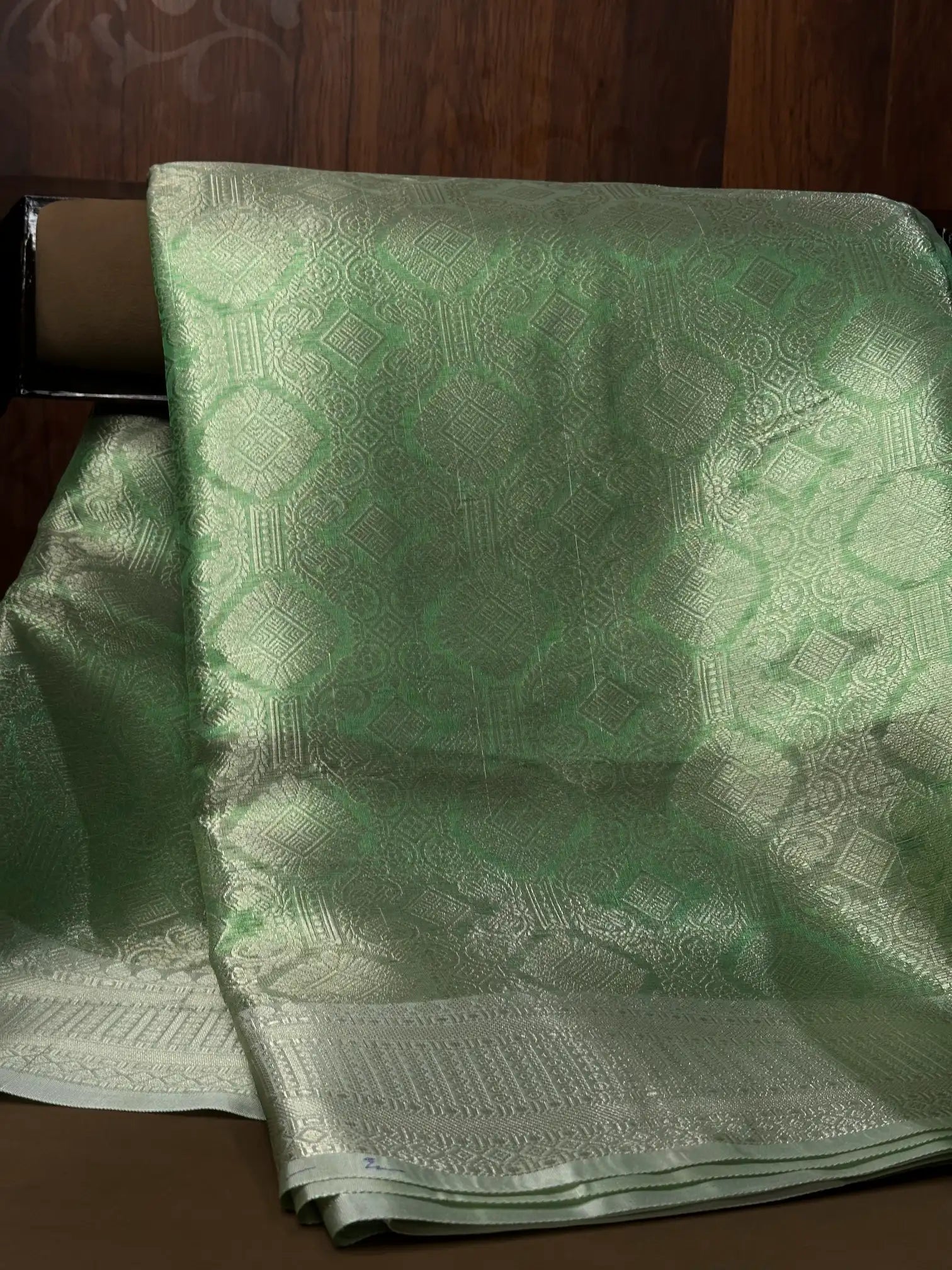 Traditional weave Softsilk Banarasi saree