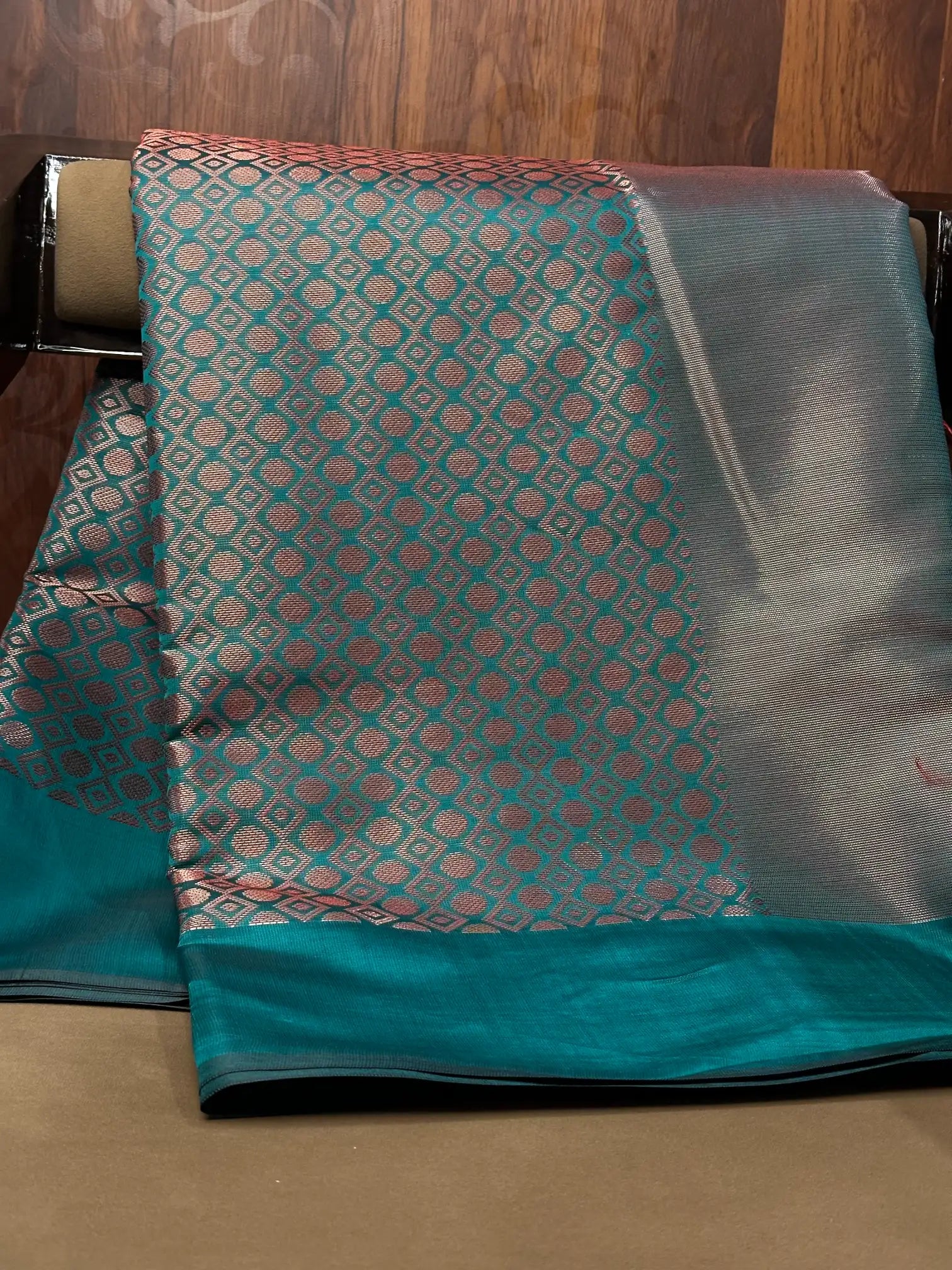 Traditional weave Softsilk Banarasi saree