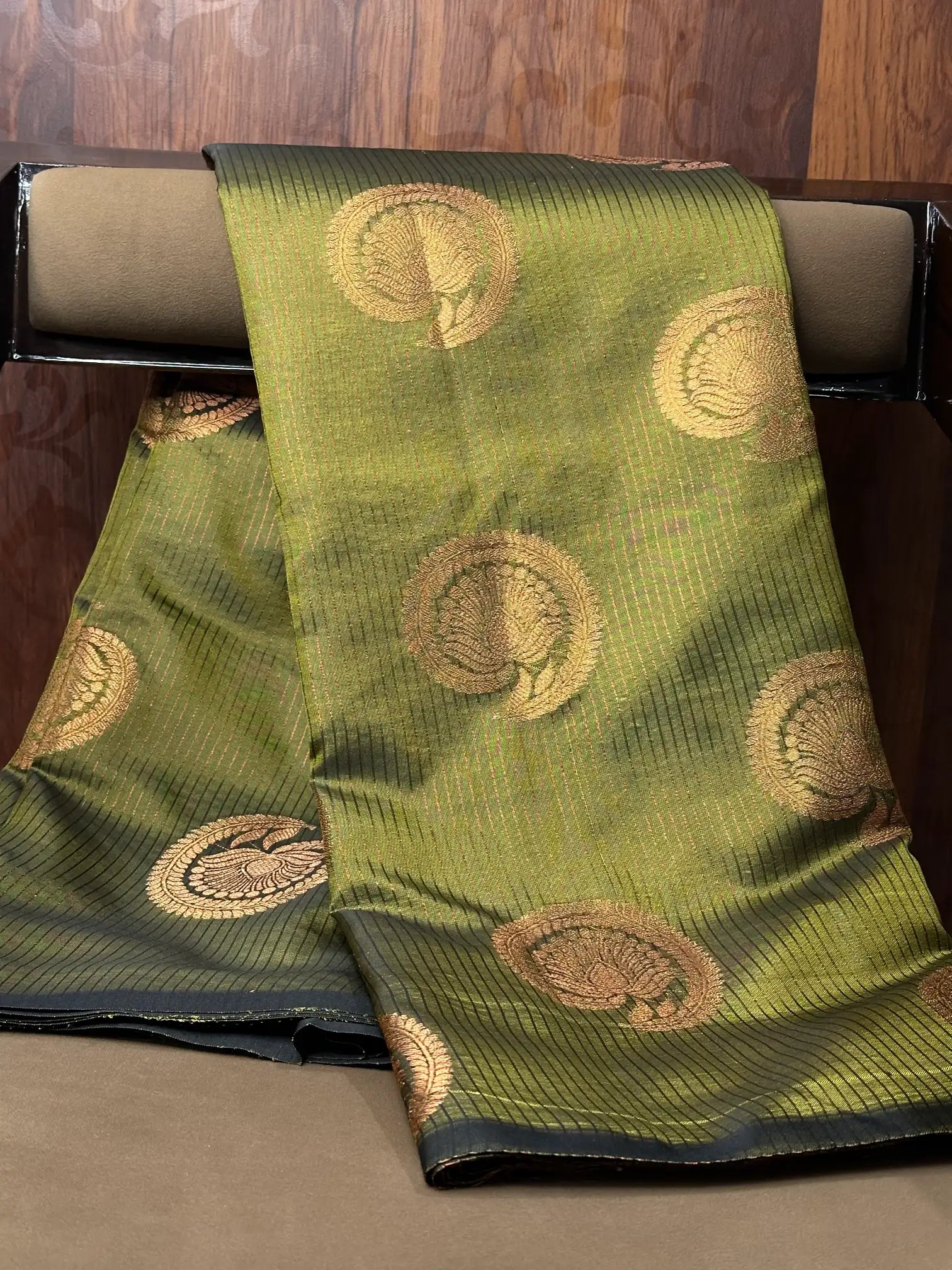 Contemporary weave Softsilk heritage weave saree