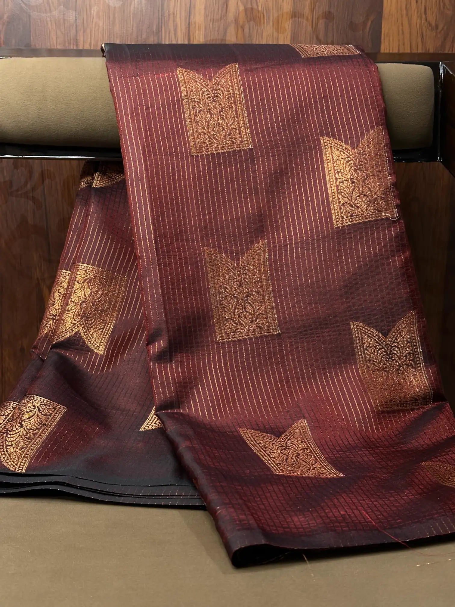 Contemporary weave Softsilk heritage weave saree