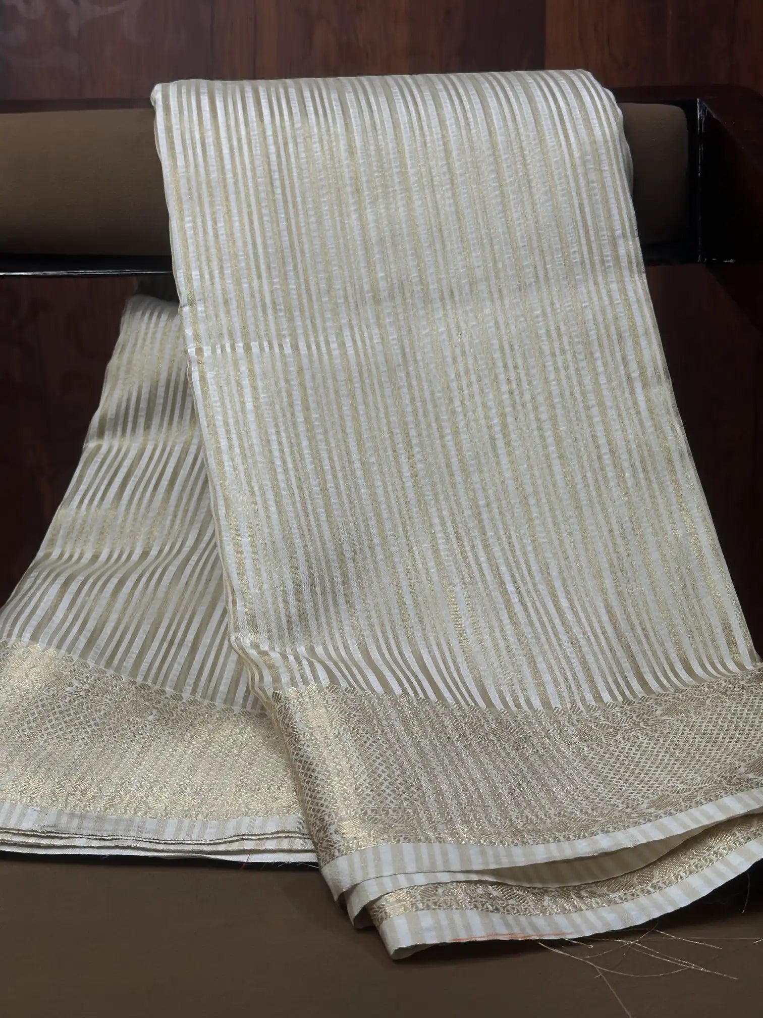 Contemporary weave Softsilk heritage weave saree