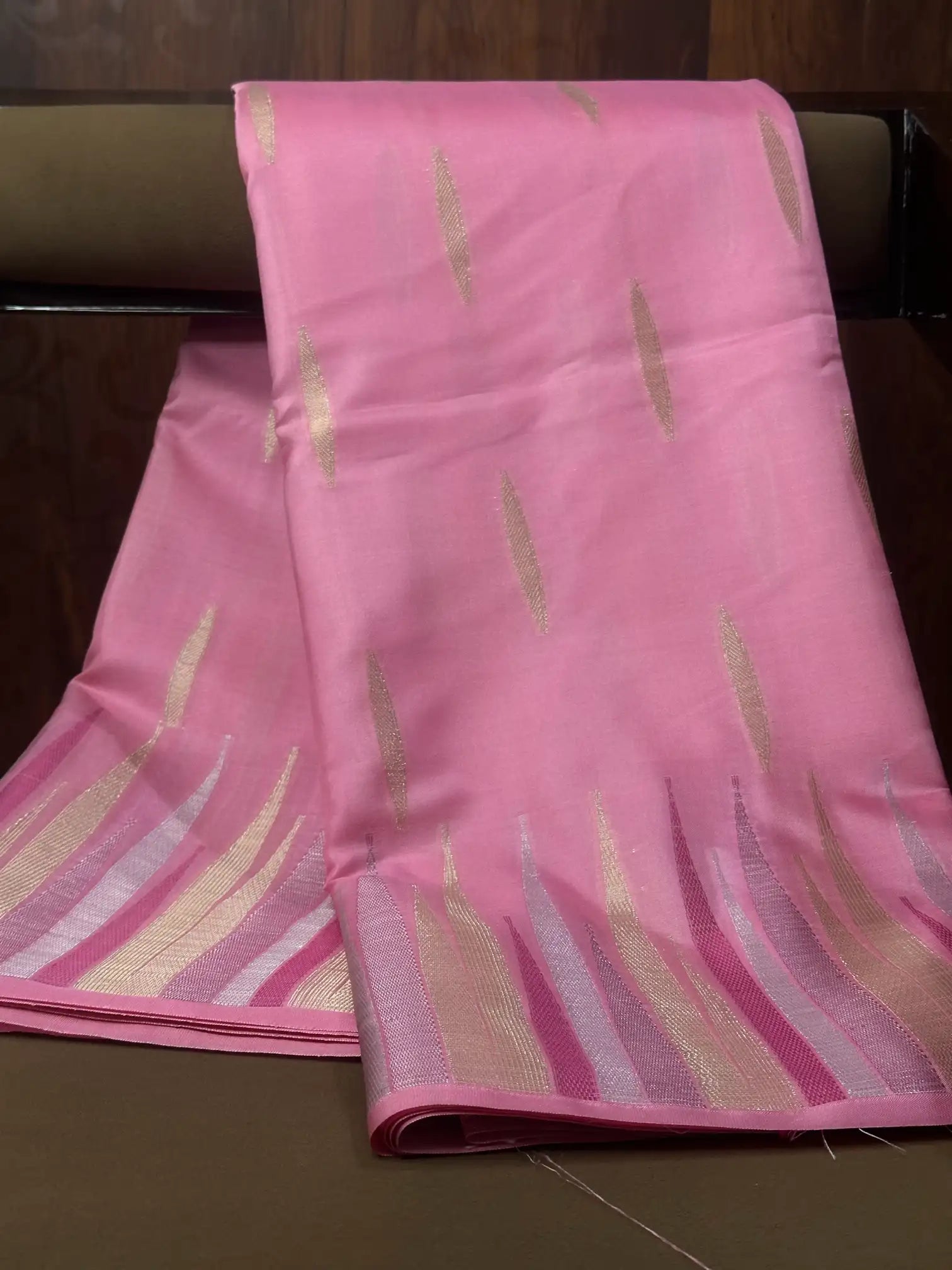 Traditional weave Softsilk Banarasi saree