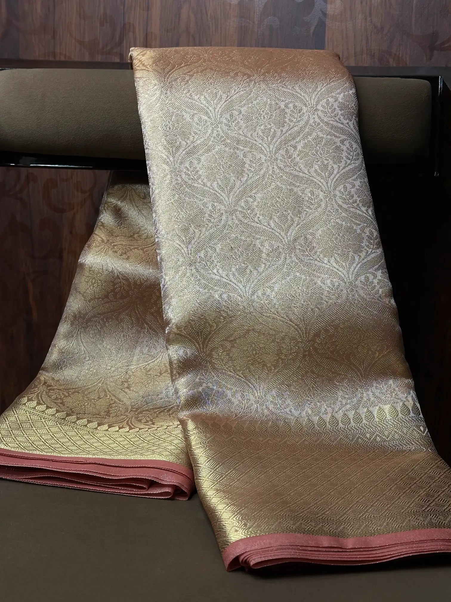 Contemporary weave Softsilk heritage weave saree