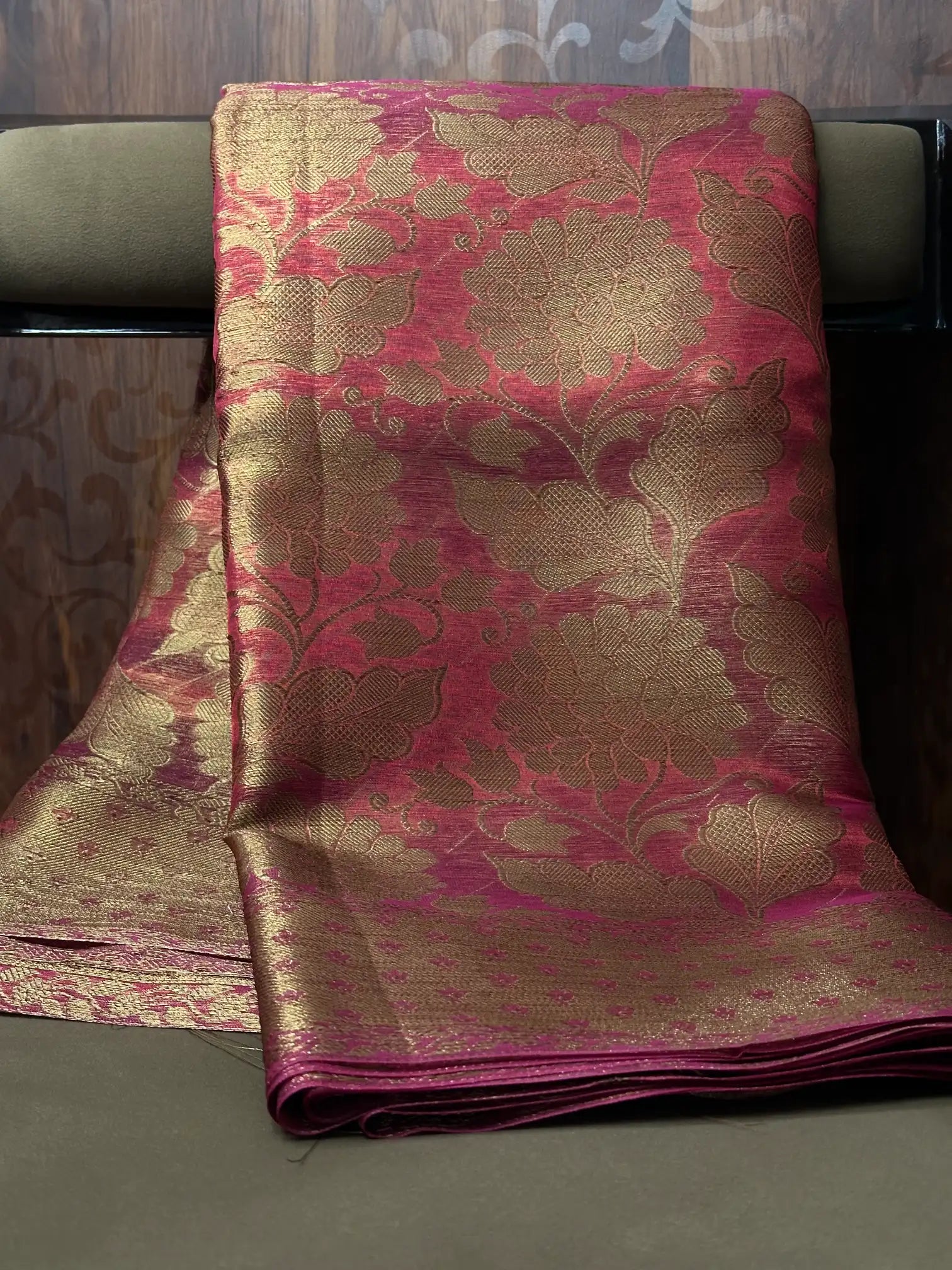 Contemporary weave Softsilk heritage weave saree