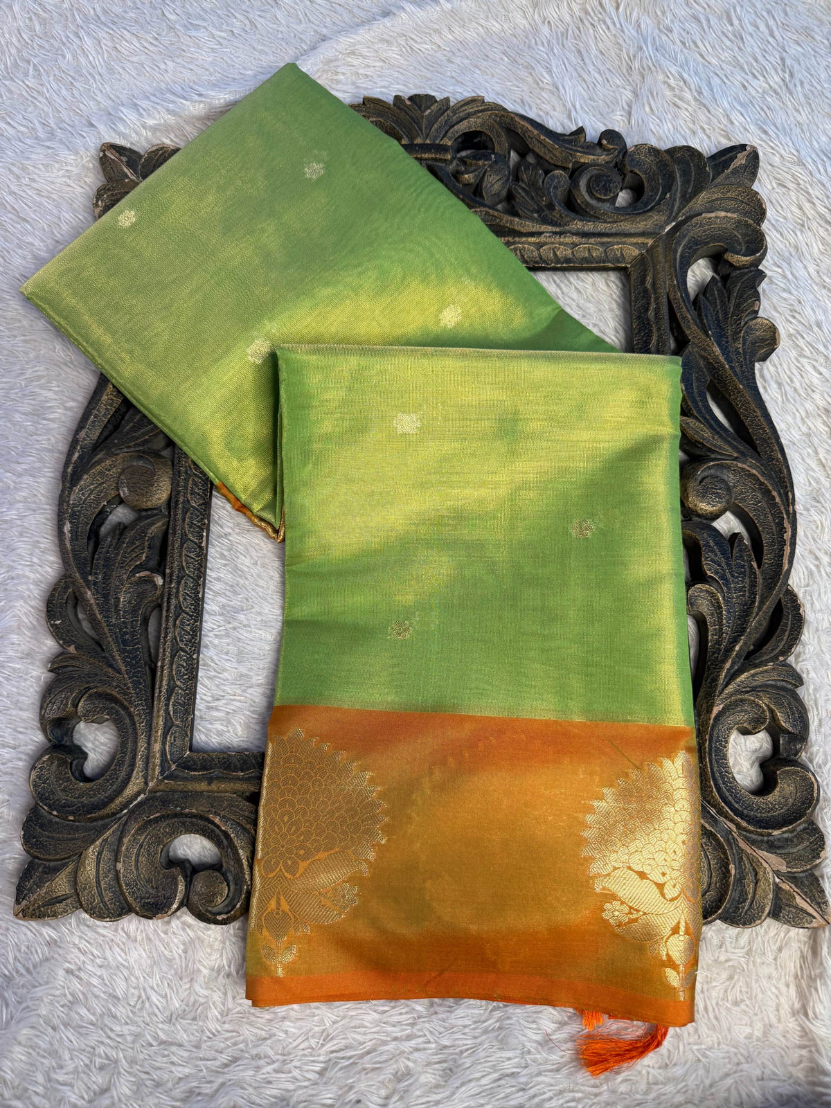 Eccentric zari weave Softsilk Banarasi Saree