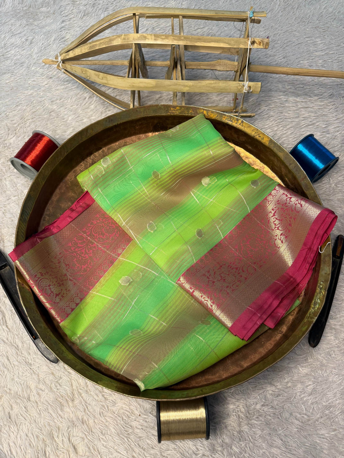 Premium Contemperory Weave Softsilk Banarasi Saree